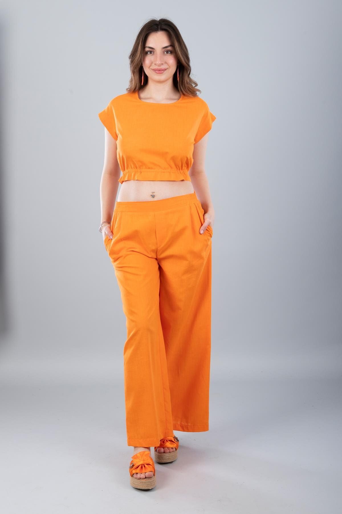 Bonitas Beachwear Pamuklu Crop Kavuniçi