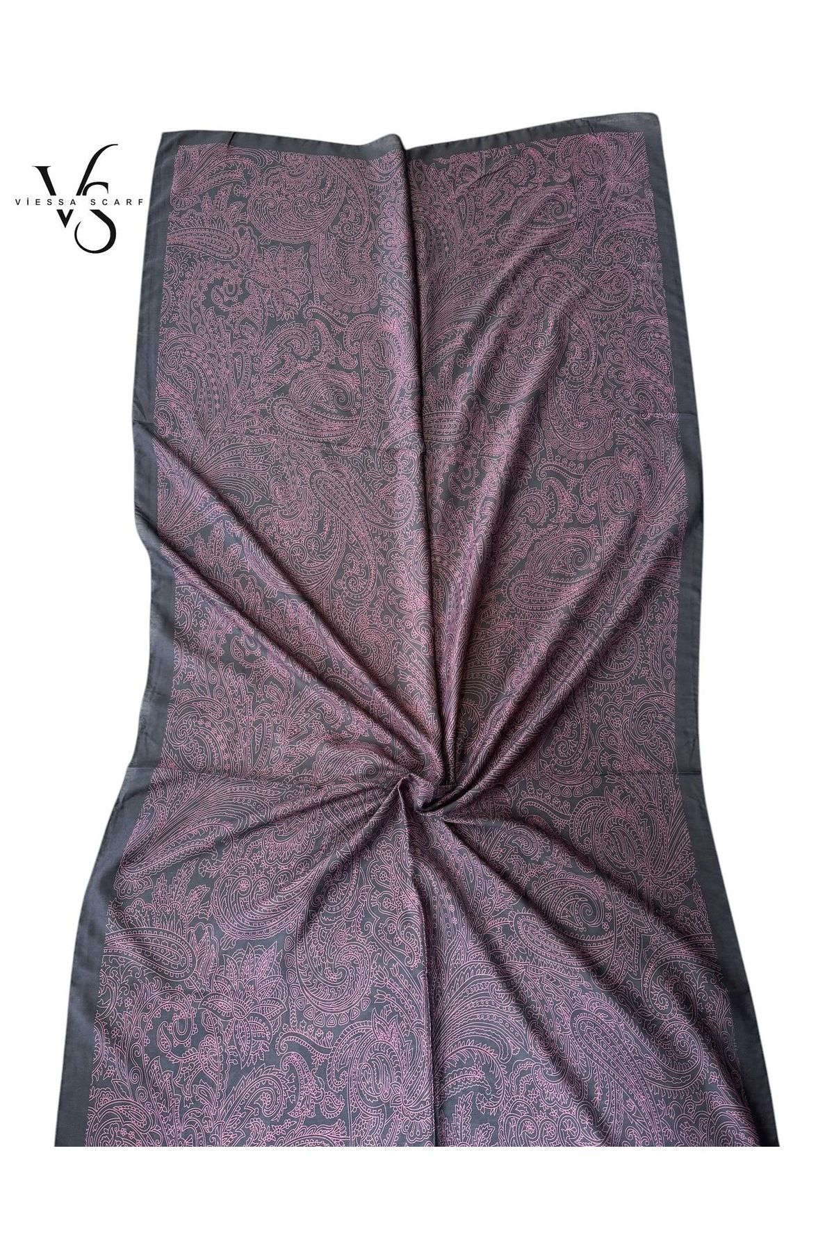 VİESSA SCARF ÇİZİM DESEN ETNİK ŞAL