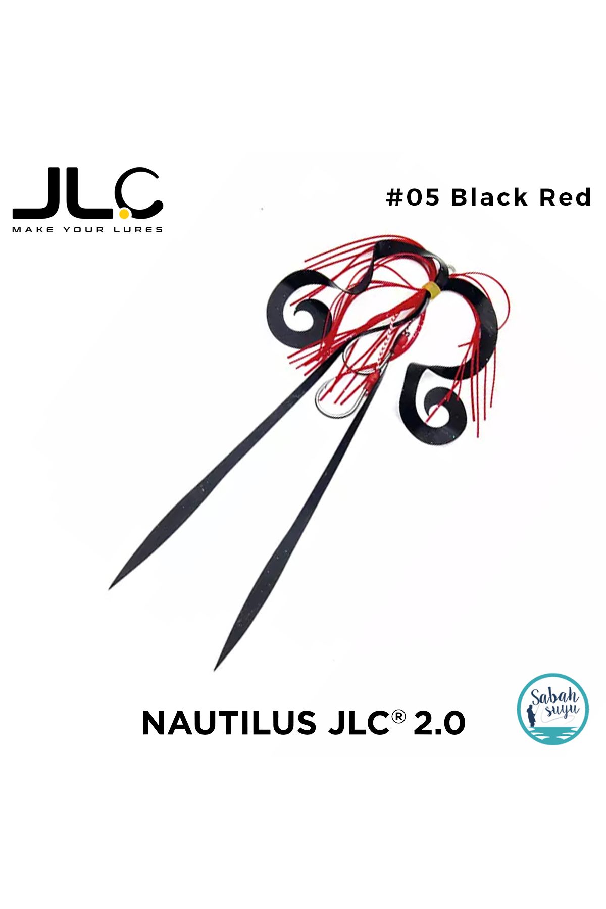JLC Nautilus 2.0 Tai Rubber İğneli Etek (#9 BKK) #05 Black Red