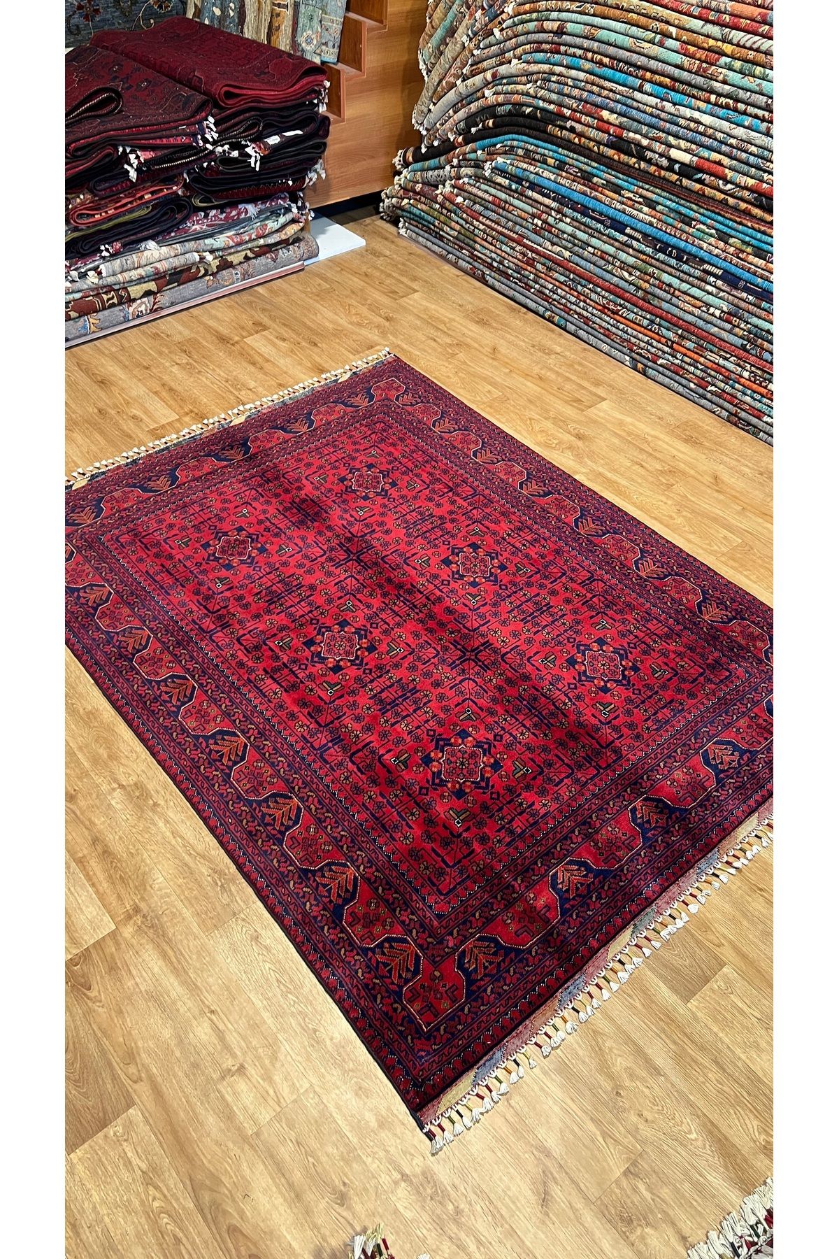 Turkmen Rug El dokuma Afgan halısı