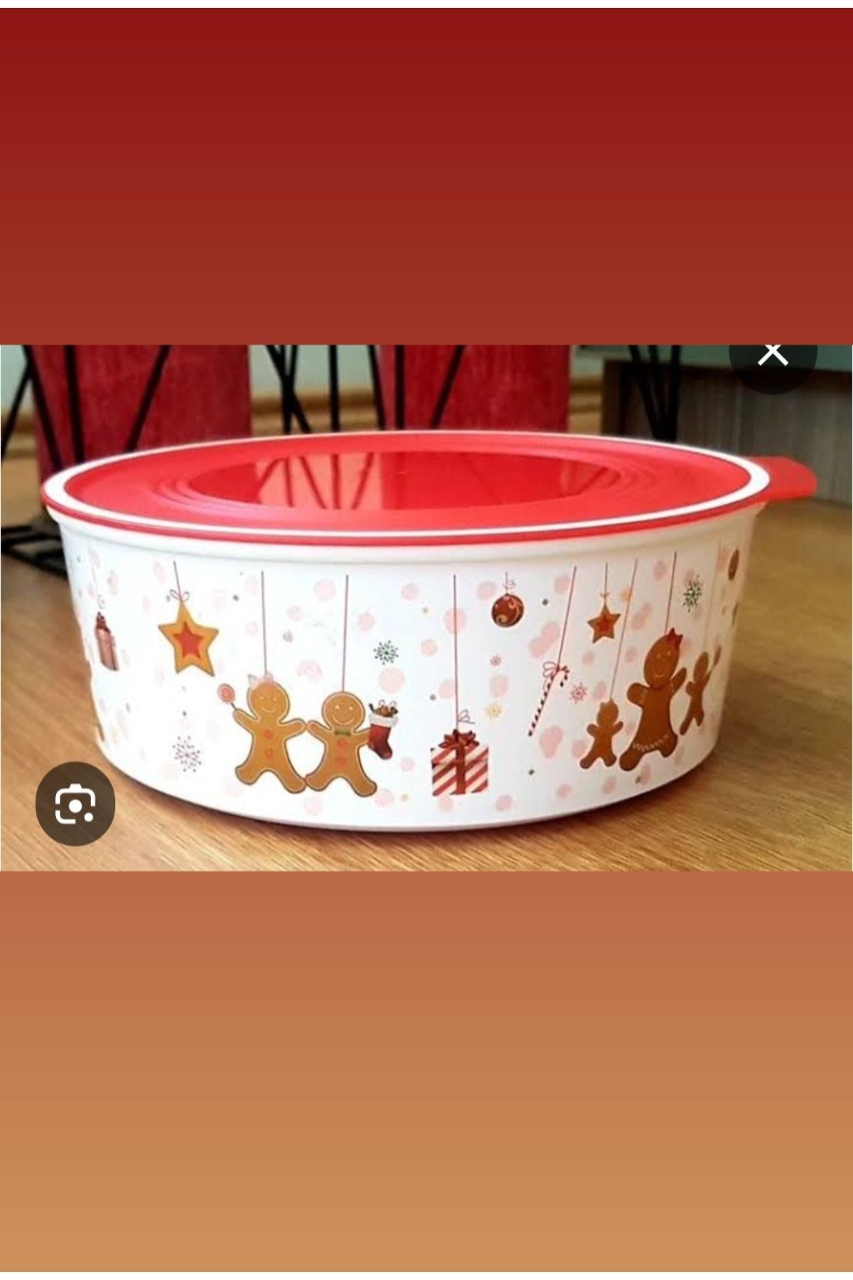 Tupperware Su Yuvarlak 1.5 Lt Kurabiye Kabı