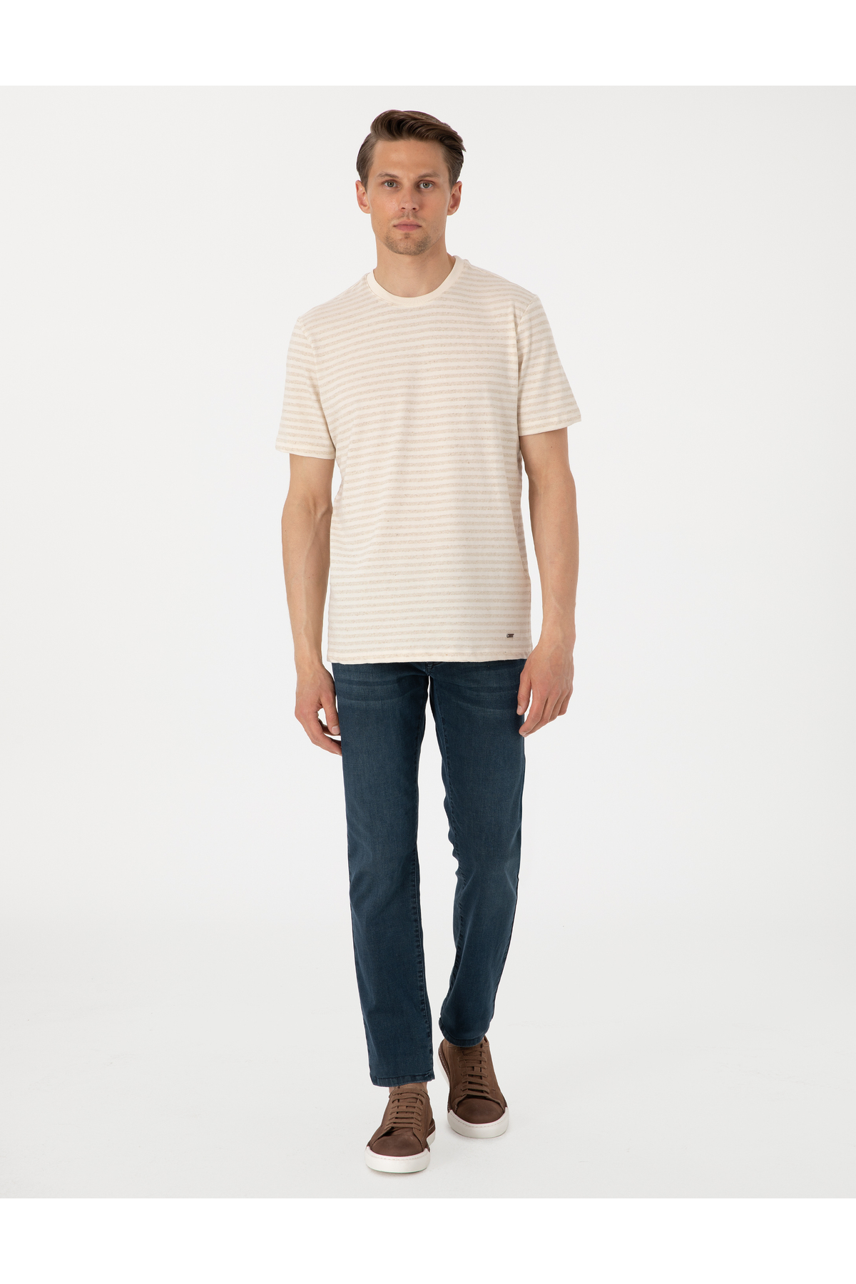 شلوار جین راسته آبی 50302655-VR036 پیر کاردین شلوار جین Pierre Cardin