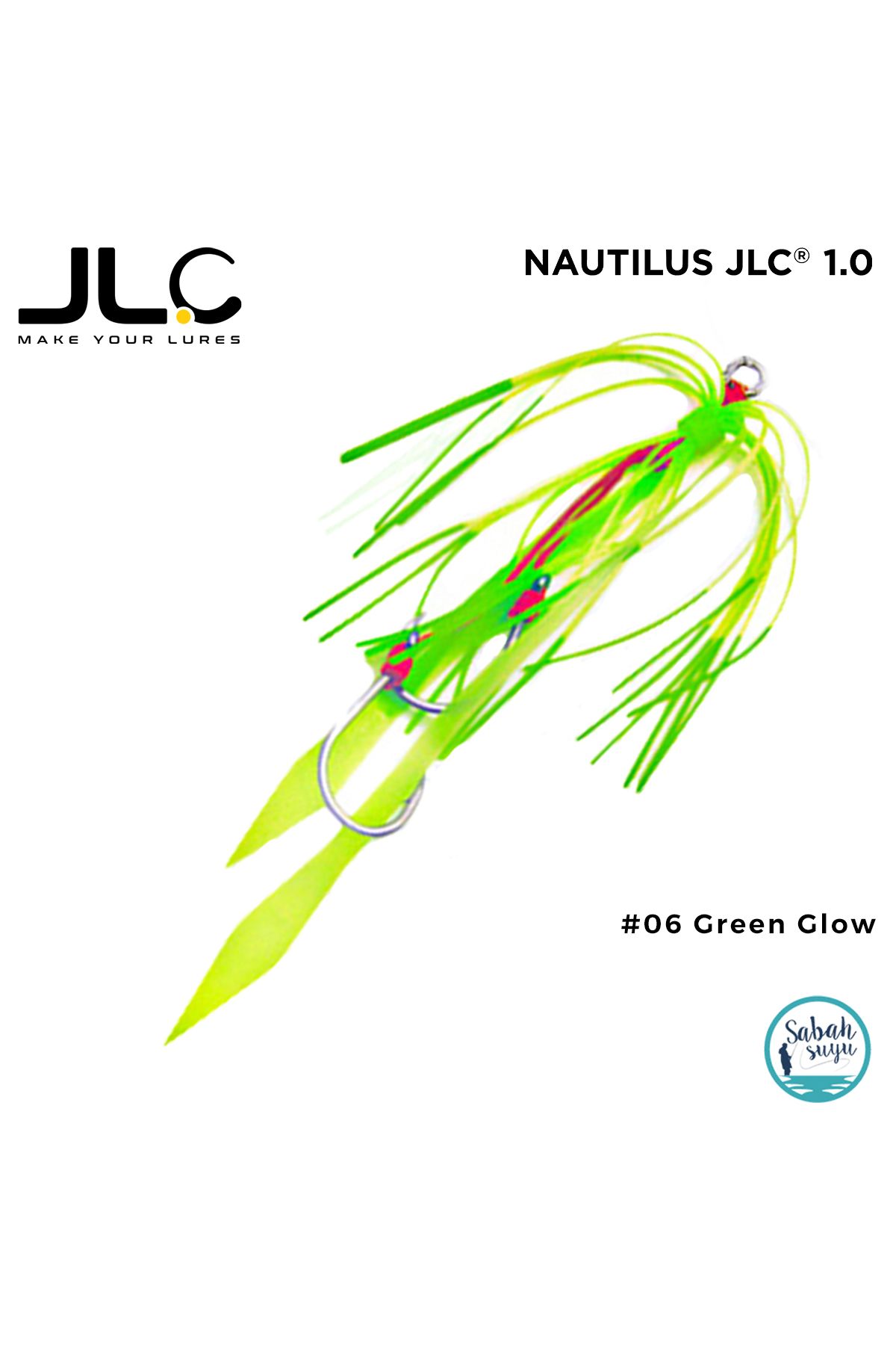 JLC Nautilus 1.0 Tai Rubber İğneli Etek (#9 BKK) #06 Green Glow
