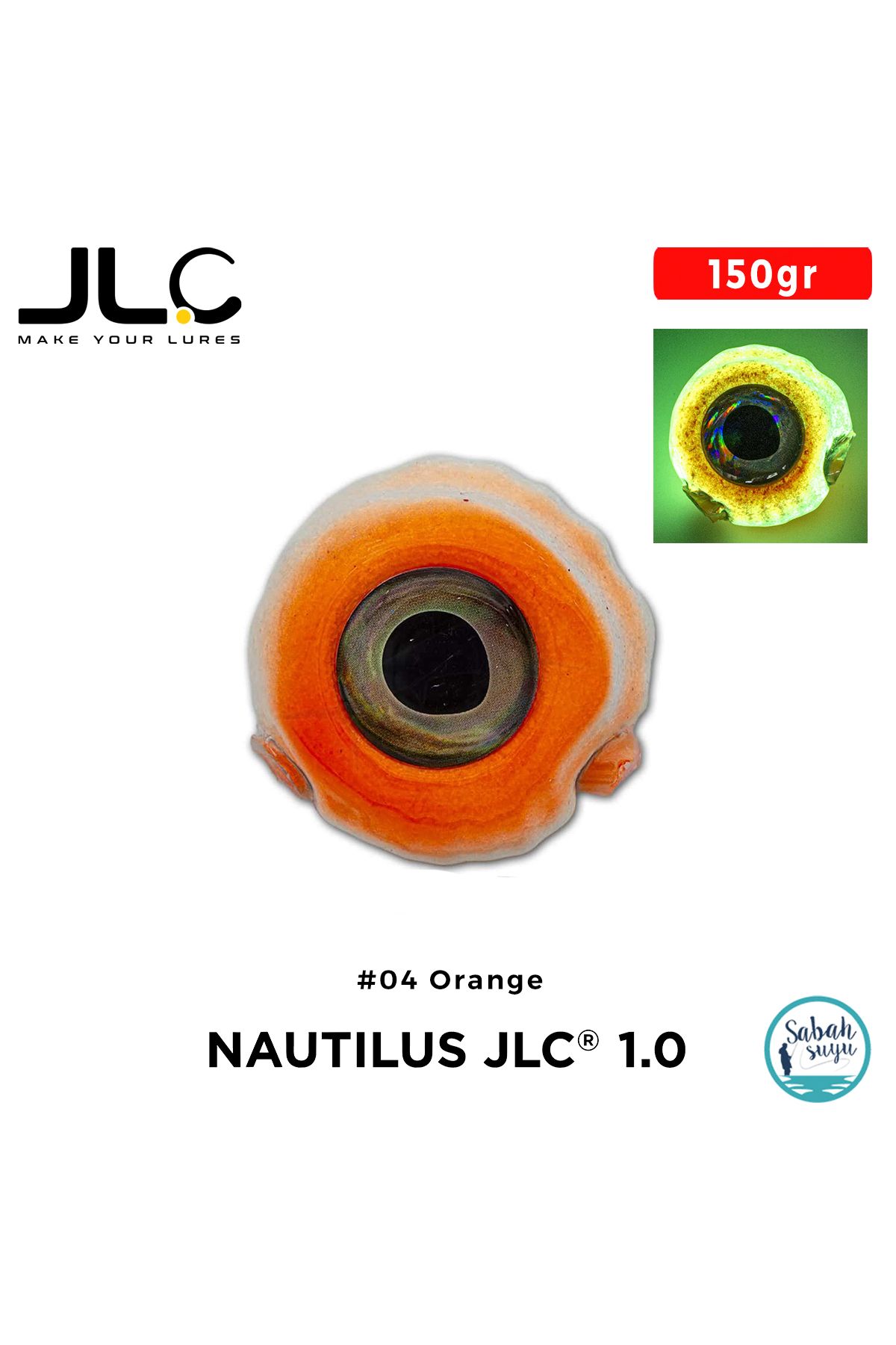 JLC Nautilus 1.0 Tai Rubber Kafa 150gr #04 Orange