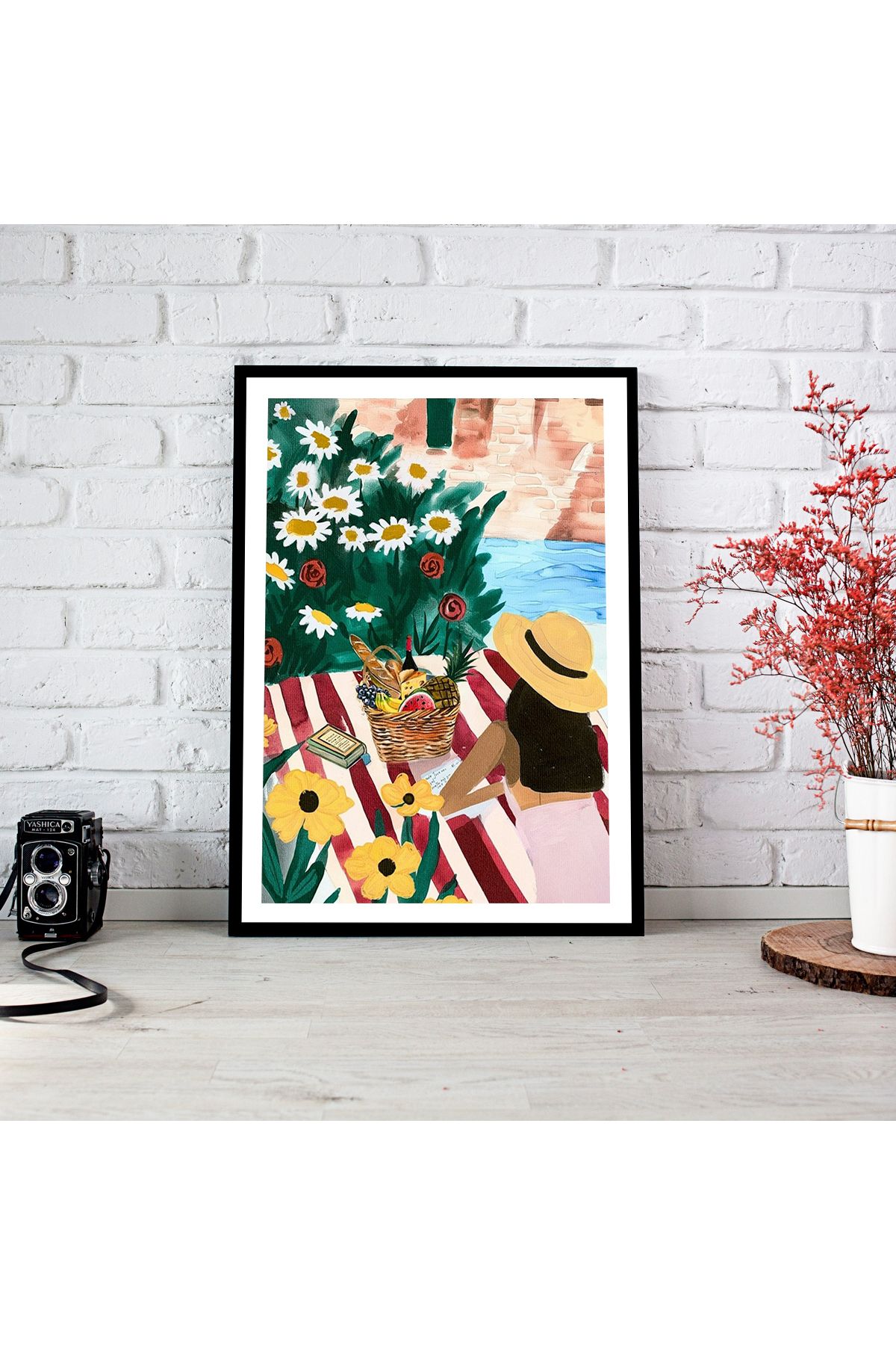 woodsia Çerçeve Görünümlü Çerçevesiz MDF Poster Tablo MDF_TEK1175