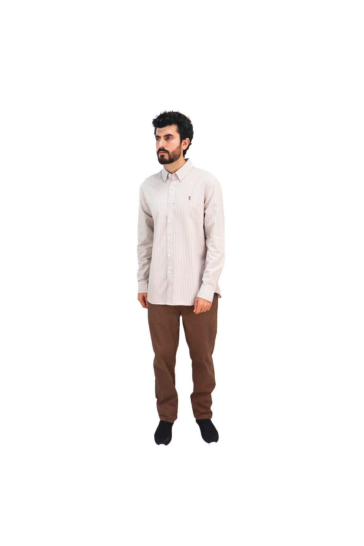 Giordano-Men's Lion Oxford Shirt 2