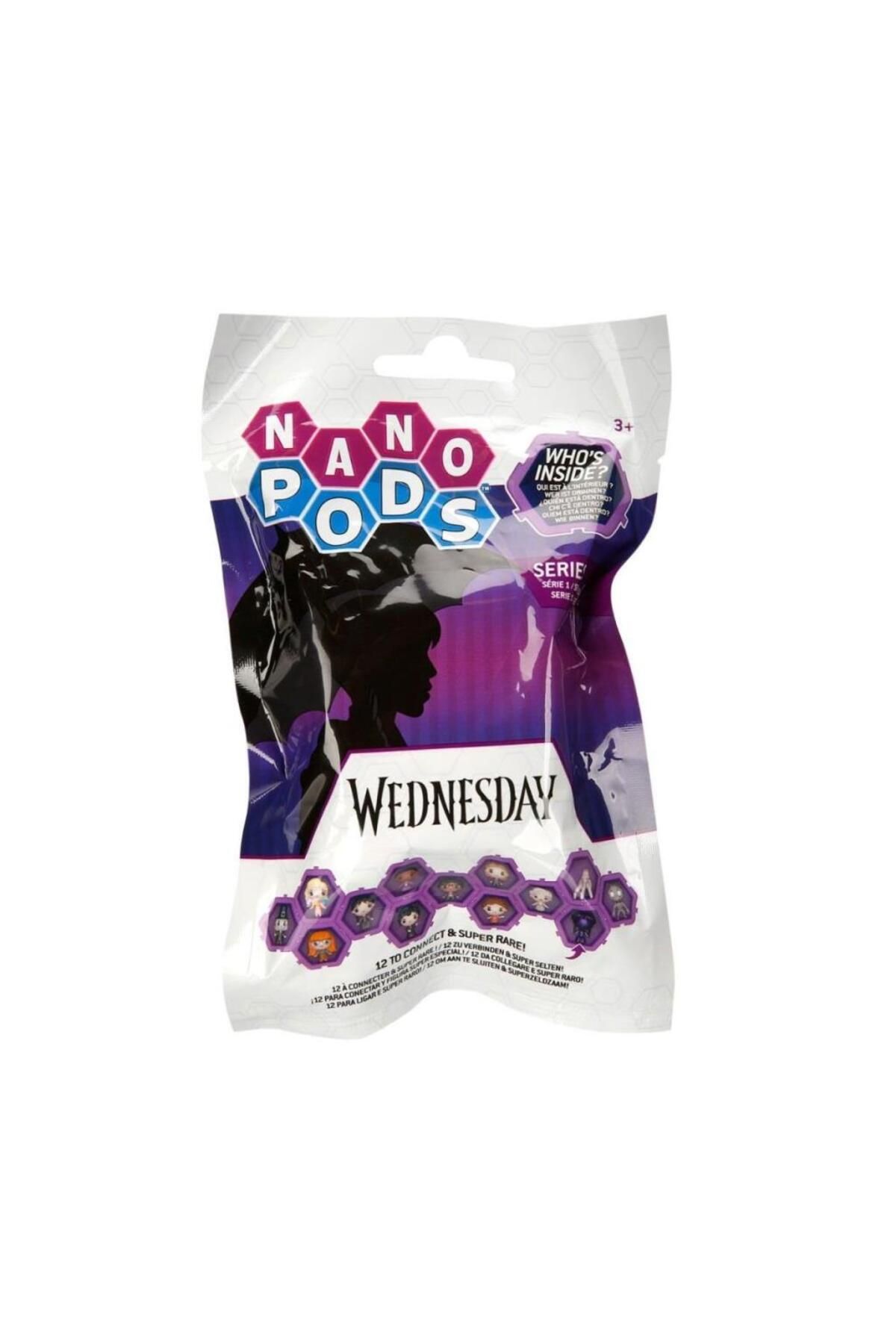 Skygo 402788 Wednesday Nano Kapsül Figür Sürpriz Paket -Sunman