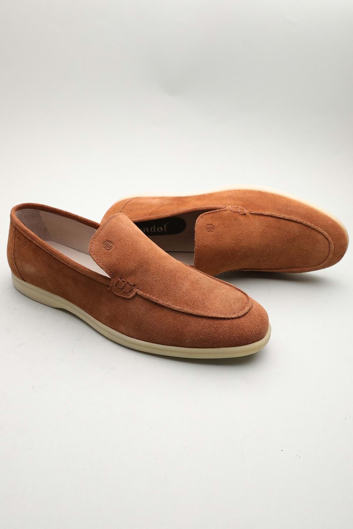 Gondol Erkek Hakiki Deri Klasik Loafer Taba 45 ttx.601215