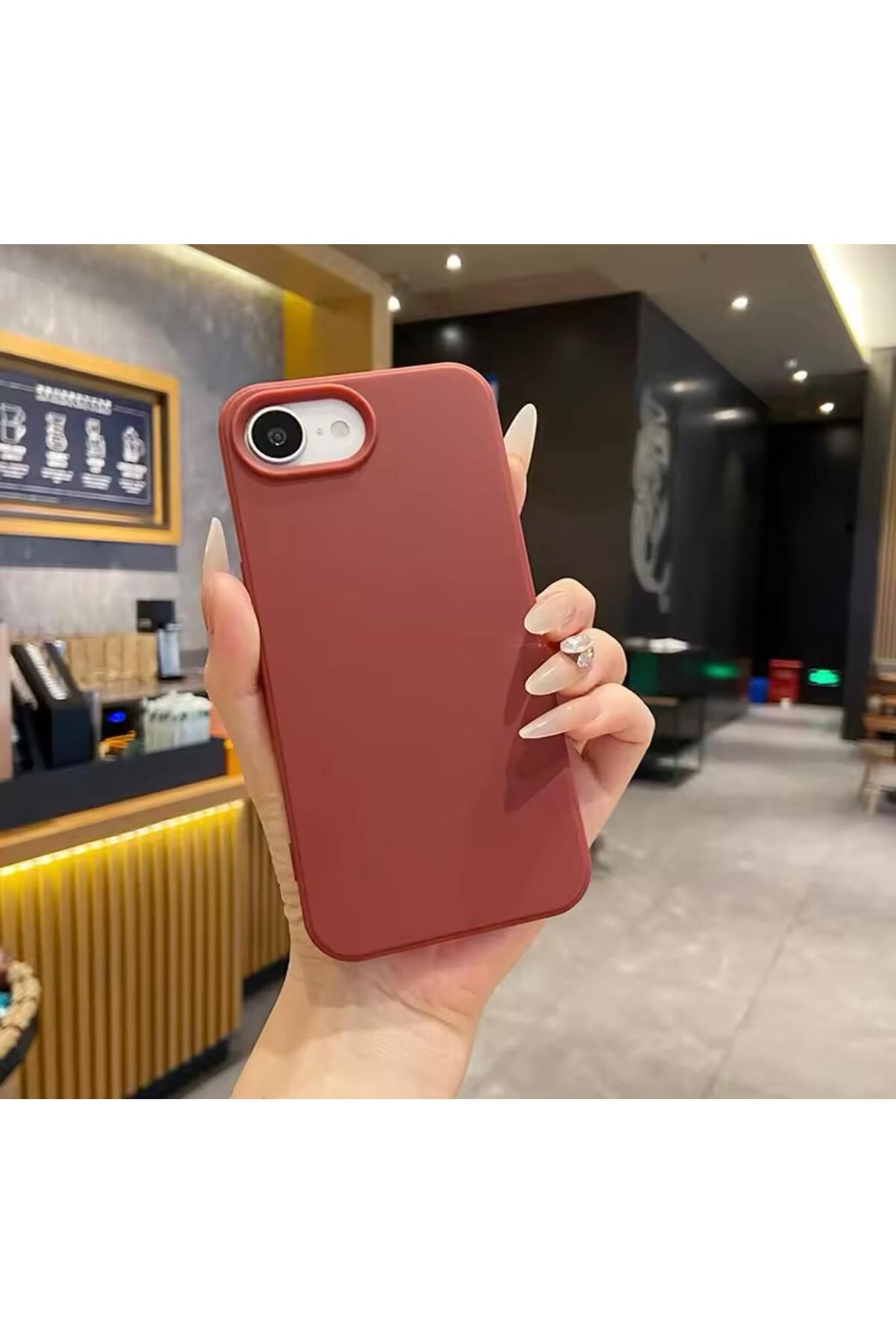 Sphone İphone 16e Kılıf Kamera Çıkıntılı Korumalı Liquid Sıvı Silikon İçi Kadife Lansman Renk Silinebilir