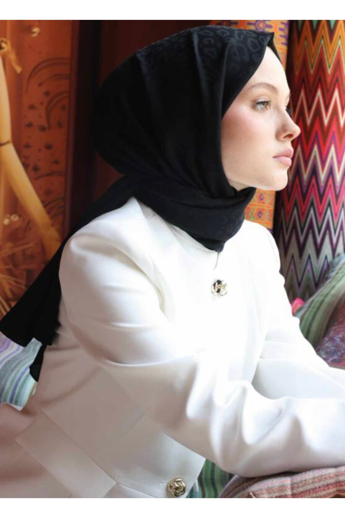 VALOR Scarf leopar desen şal