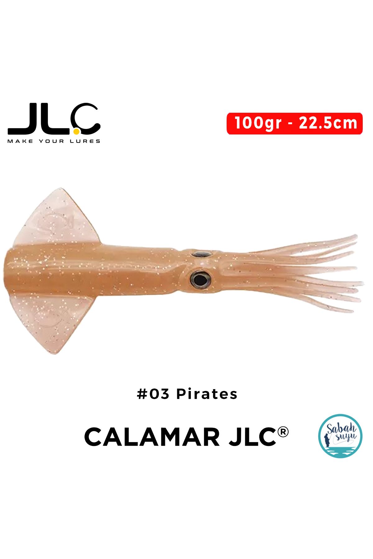 JLC Calamar Yedek Gövde 22.5cm 100gr #03 Pirates Silikon Kalamar