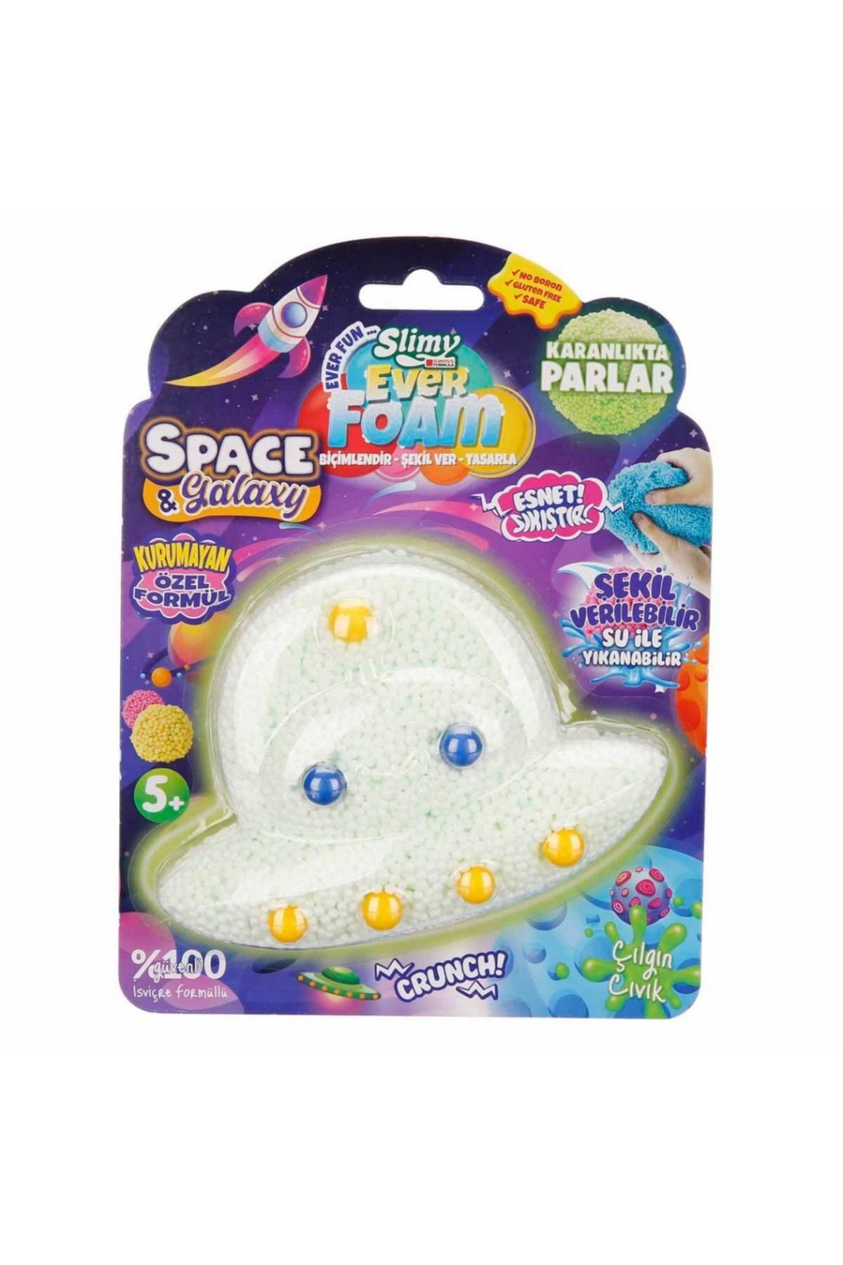 Skygo Slimy Ever Gece Parlayan Köpük Slime Ufo