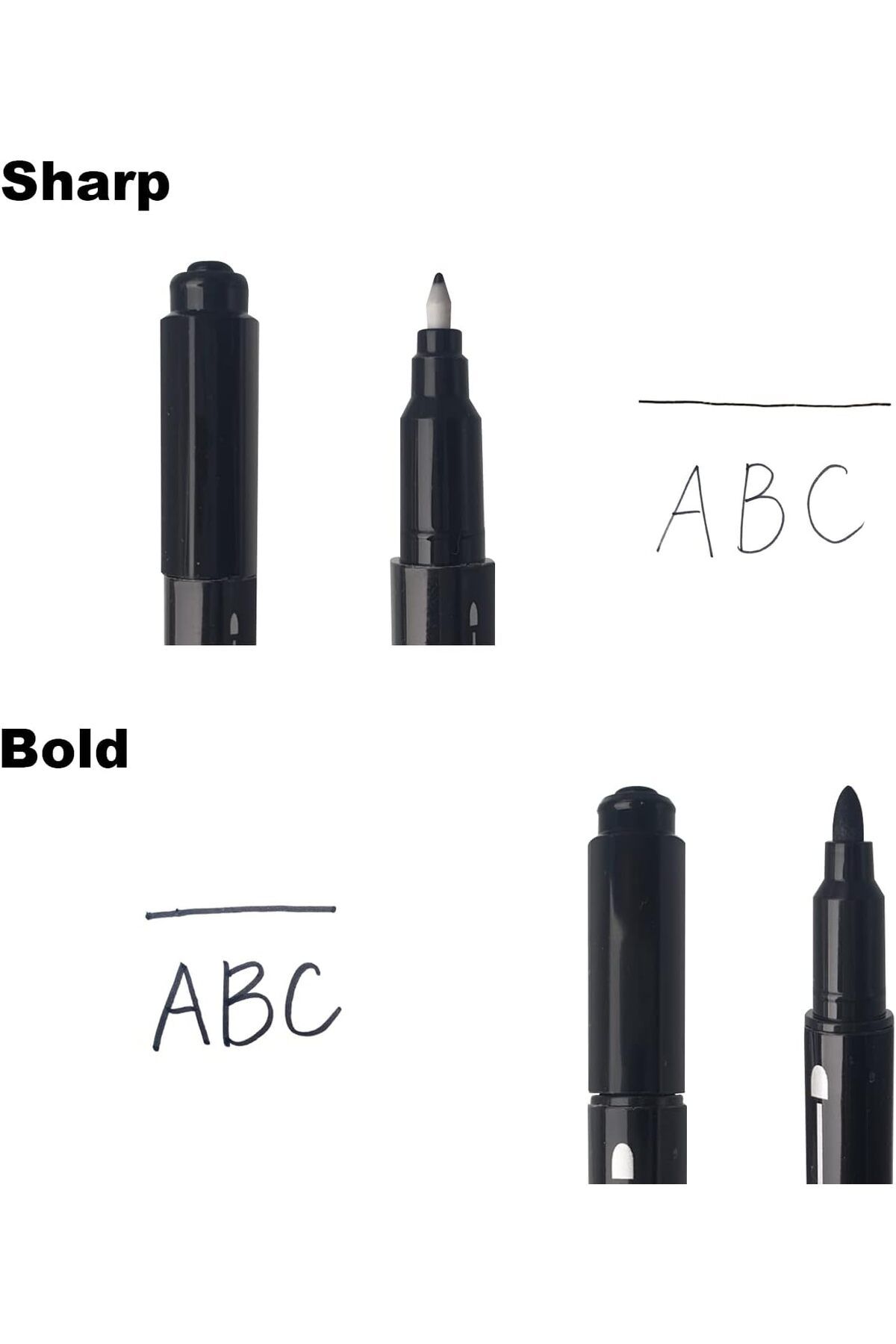 Dong-A-My Color Brush Double Tip Felt Tip Pen 24pcs 7
