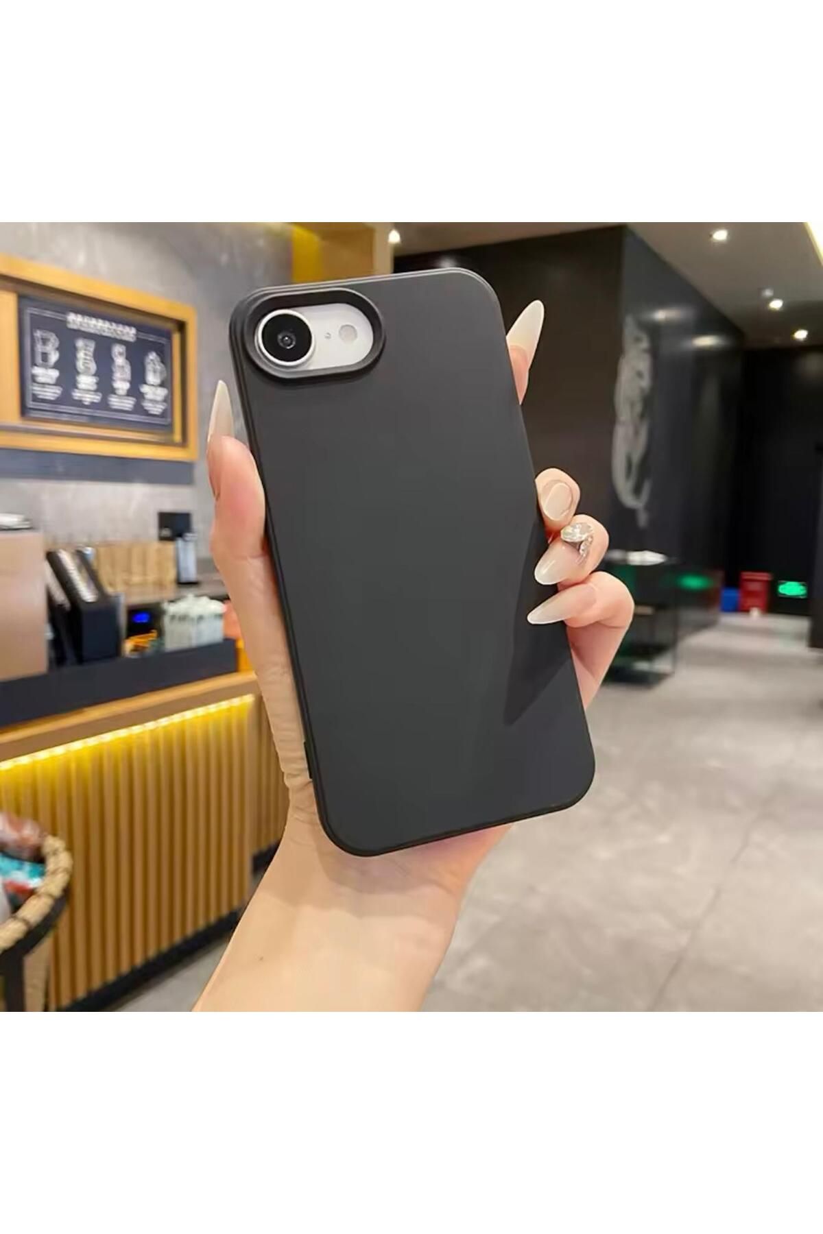 Sphone İphone 16e Kılıf Kamera Çıkıntılı Korumalı Liquid Sıvı Silikon İçi Kadife Lansman Renk Silinebilir