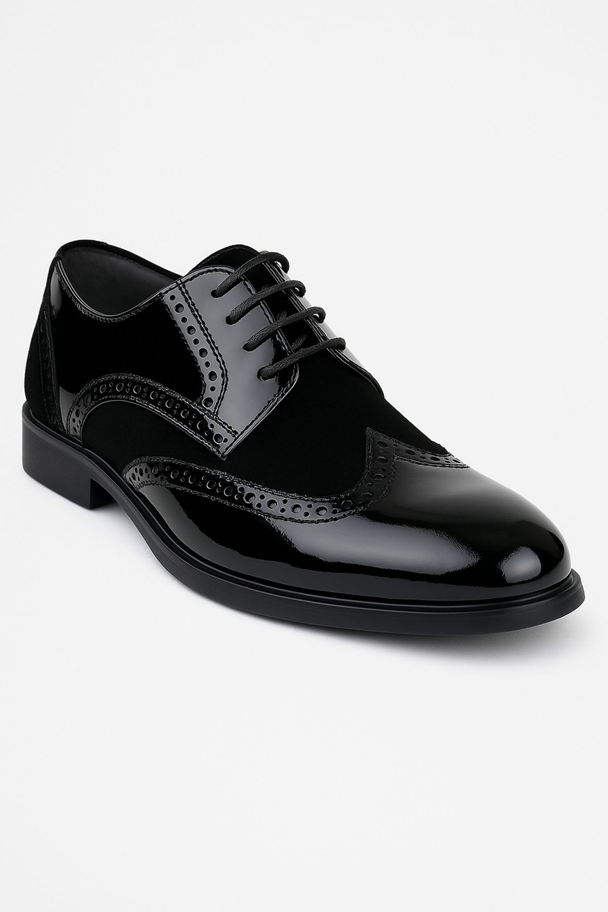 İsse Pantofi Brogue Clasici Din Piele Intoarsa Si Lacuita Pentru Baieti Masculin - 22