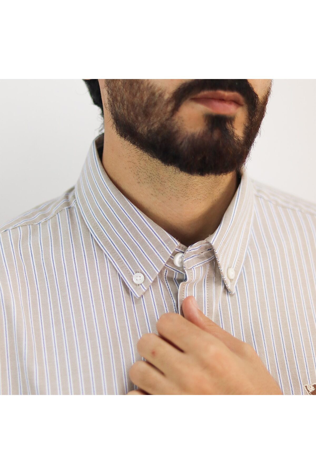 Giordano-Men's Lion Oxford Shirt 4