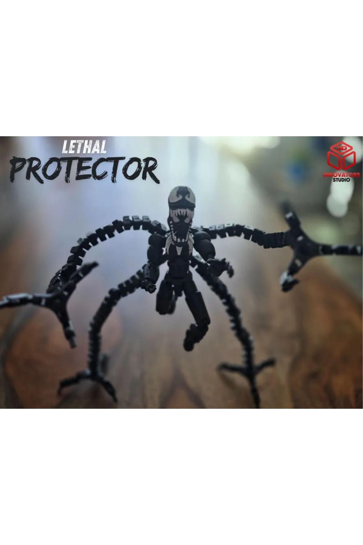 Modellio3D Dummy 13 Venom Figür – Eklemli, Pozlanabilir Koleksiyon Figürü