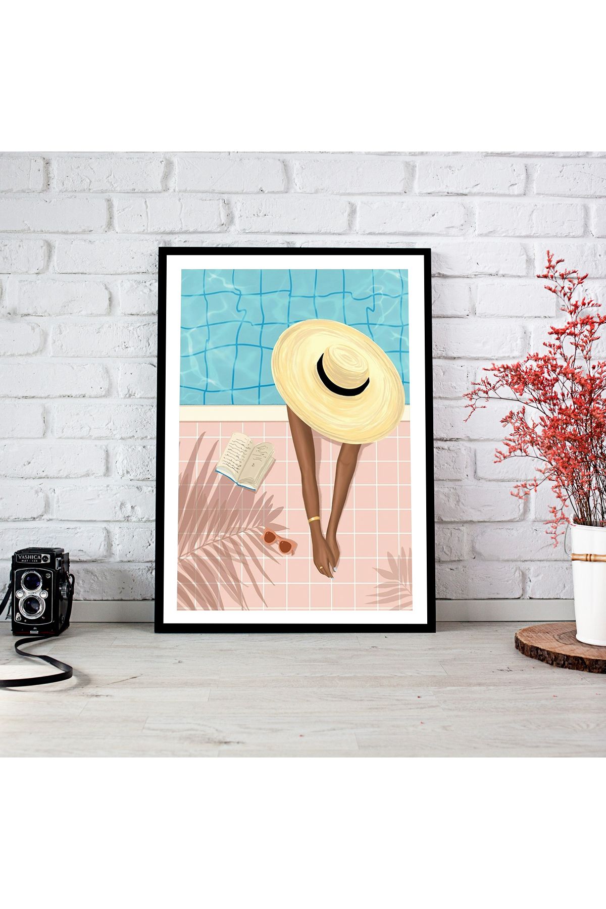 woodsia Çerçeve Görünümlü Çerçevesiz MDF Poster Tablo MDF_TEK1160