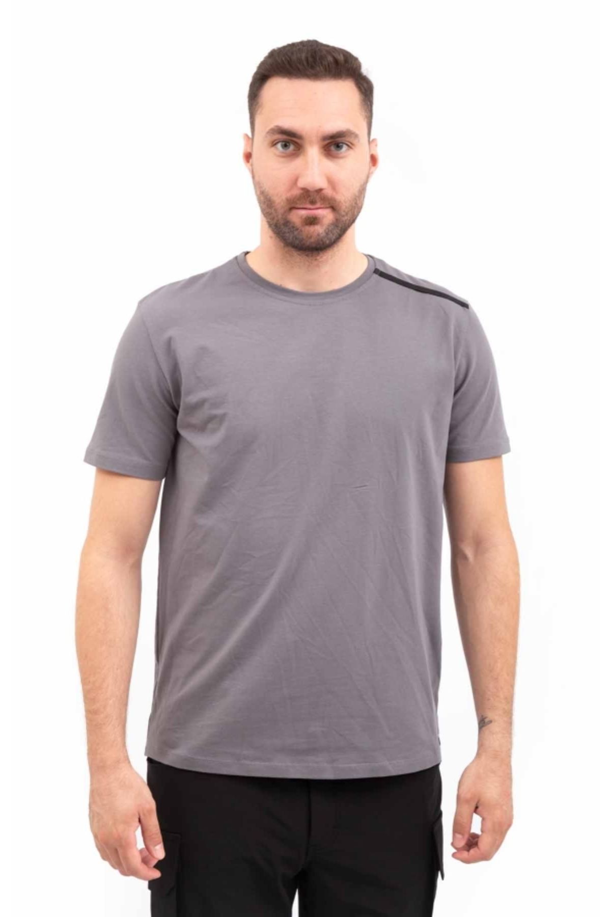 VAV WEAR Outdoor T-shirt Günlük Pamuklu Basic Erkek BASETI03