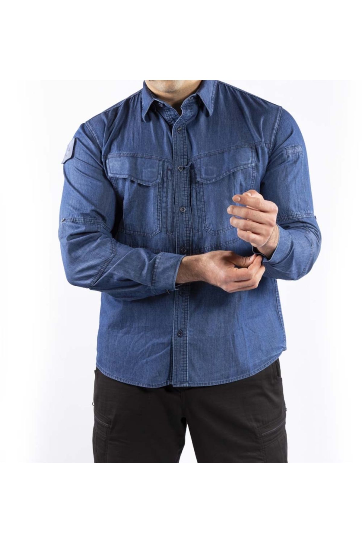 VAV WEAR Outdoor Taktik Pamuklu Erkek Gömlek TACTEC01F