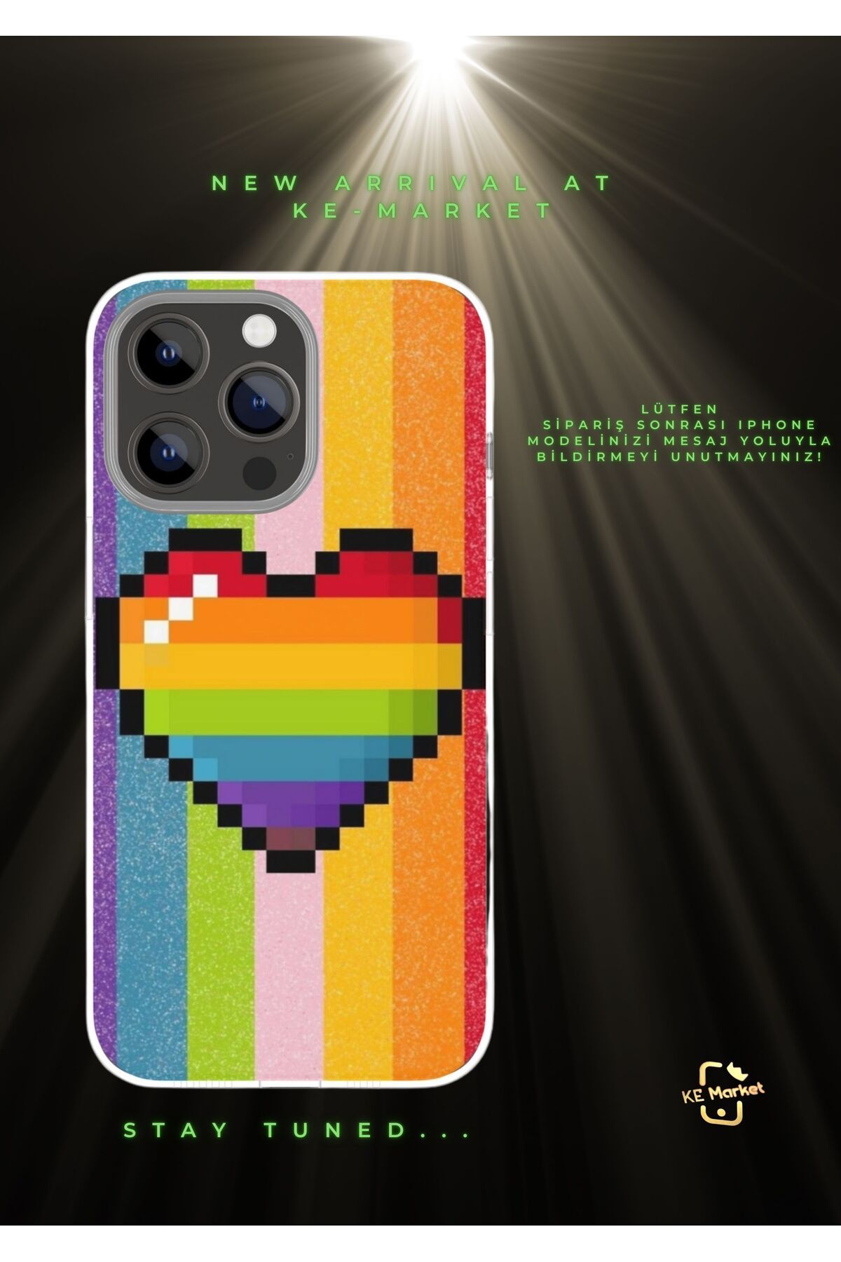 SOFTCASE Colours Series Iphone Tasarım Kılıf (LÜTFEN MESAJ YOLUYLA TELEFON MODELİNİZİ YAZINIZ)