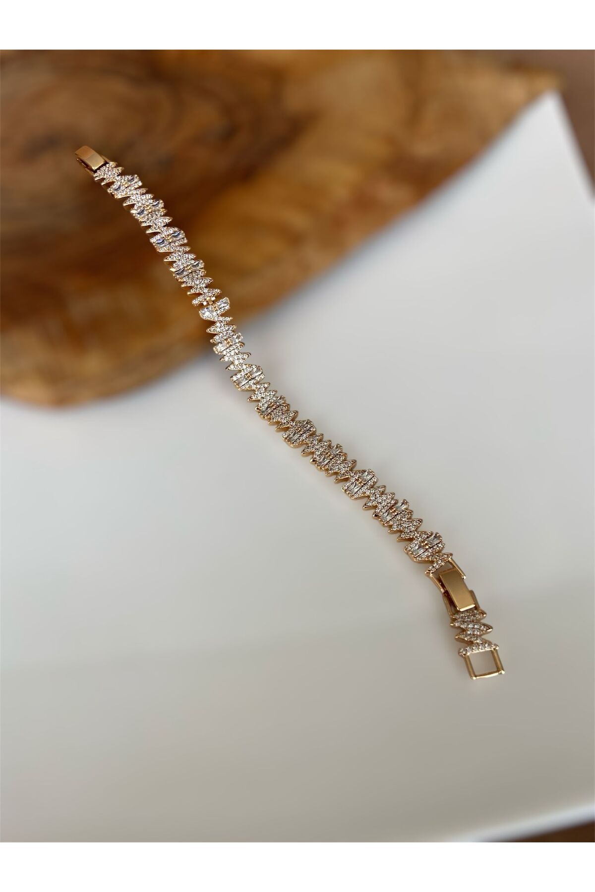 Allen Accessories ROSE ÇELİK ZİRKON TAŞLI BİLEKLİK