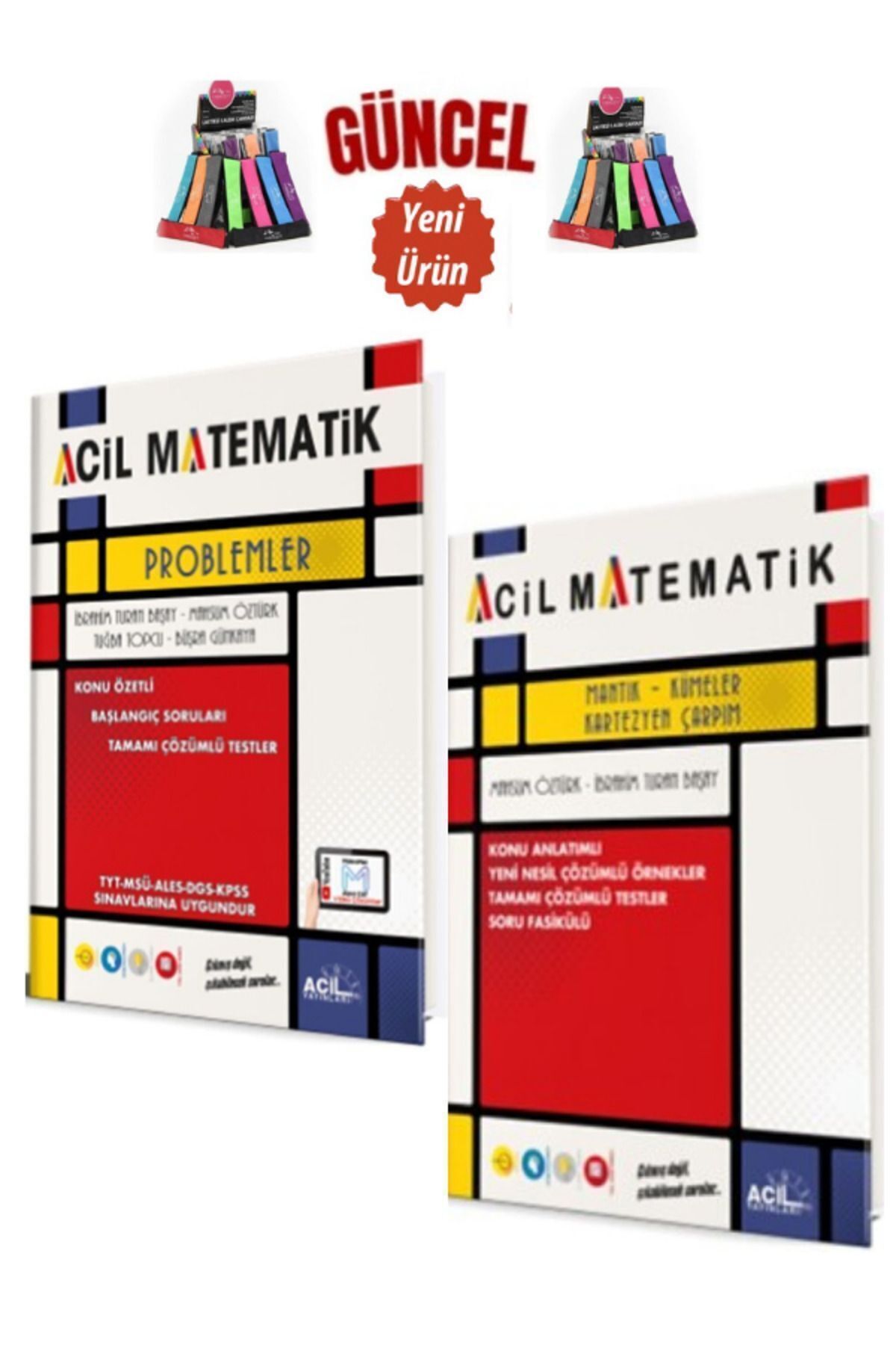 Acil Yayınları Güncel Tyt Matematik Problem-Mantık Konu Anlatımlı Fasikül Seti+Kalemlik