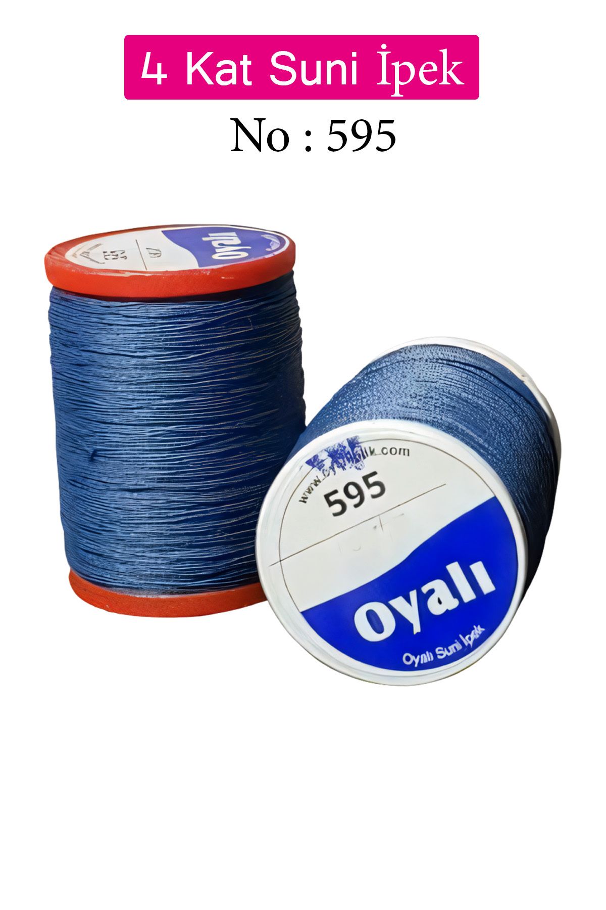 Royaleks Oyalı 4 Kat Suni İpek İplik İğne Oyası Boncuk İpi Tığ Oyası No:595