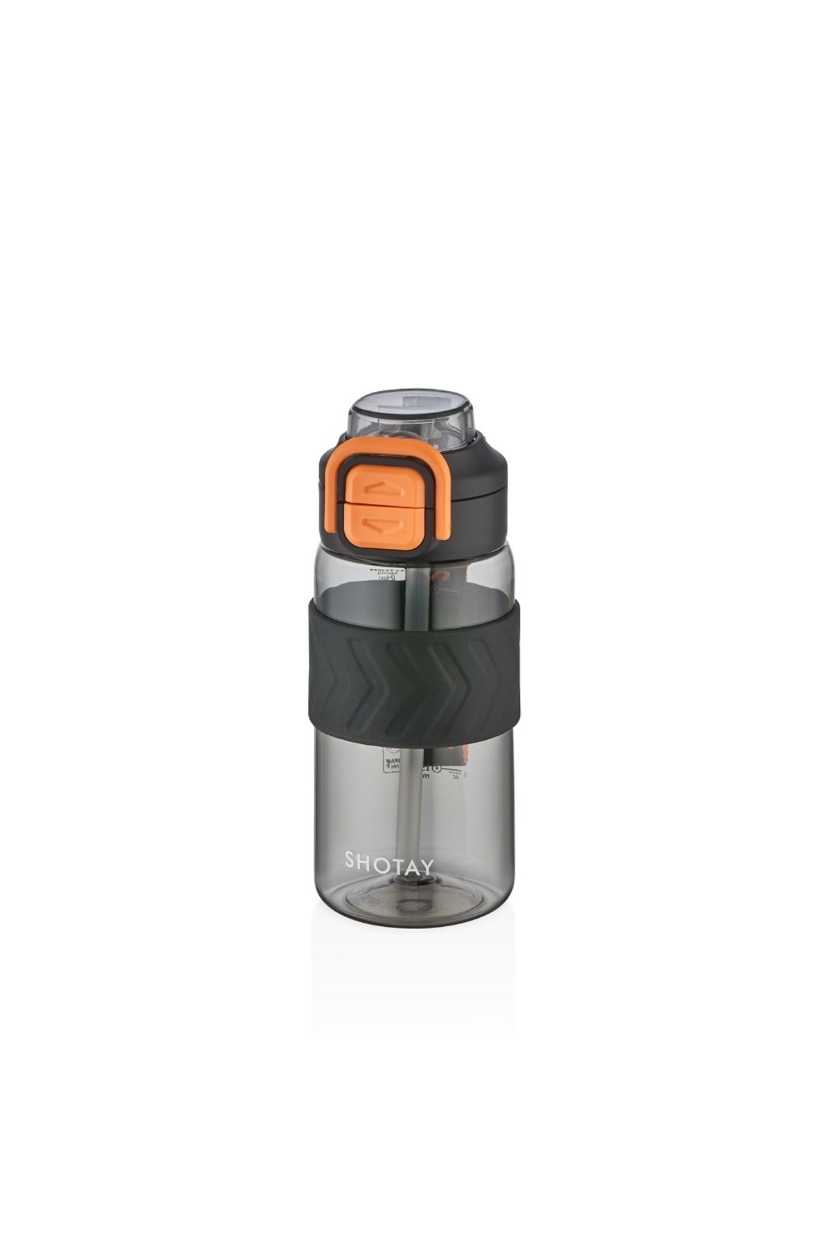 Shotay ST-7234 600ml Siyah Pipetli Tritan Matara