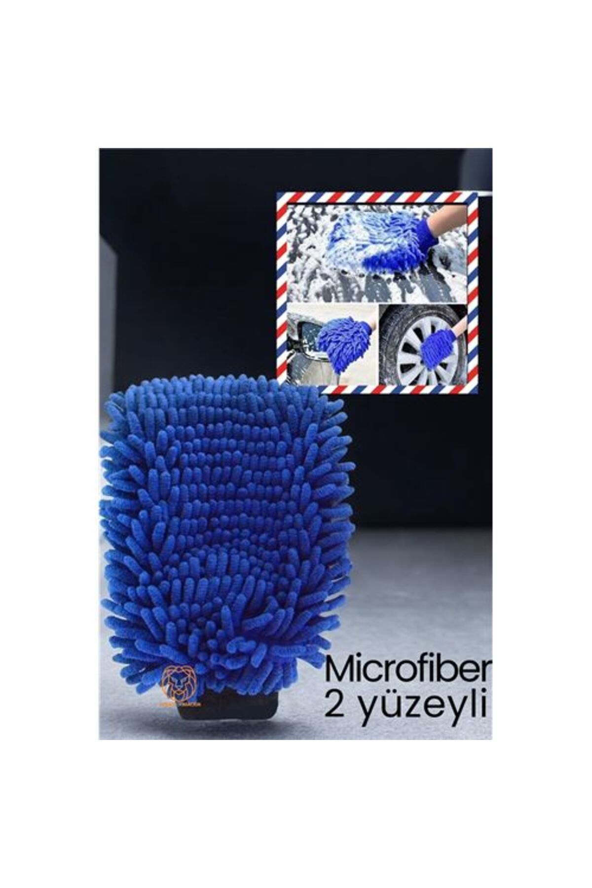 Skygo Oto Yıkama Eldiveni Jant Torpido Temizlik Eldiveni Microfiber