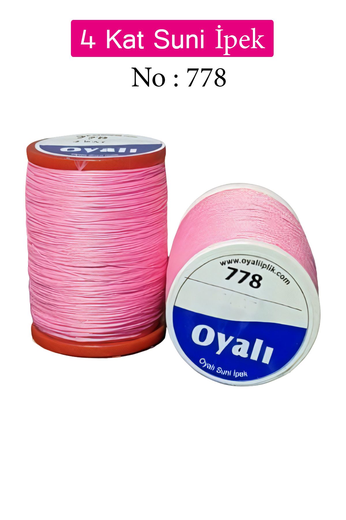 Royaleks Oyalı 4 Kat Suni İpek İplik İğne Oyası Boncuk İpi Tığ Oyası No:778