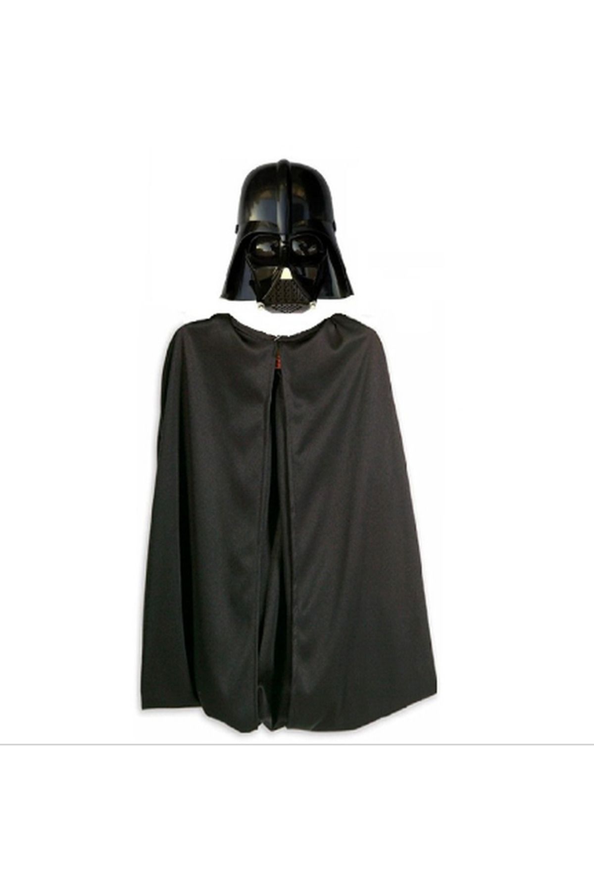 Skygo Çocuk Boy Yıldız Savaşları Star Wars Darth Vadet Maskesi ve 90 cm Pelerin Seti Siyah