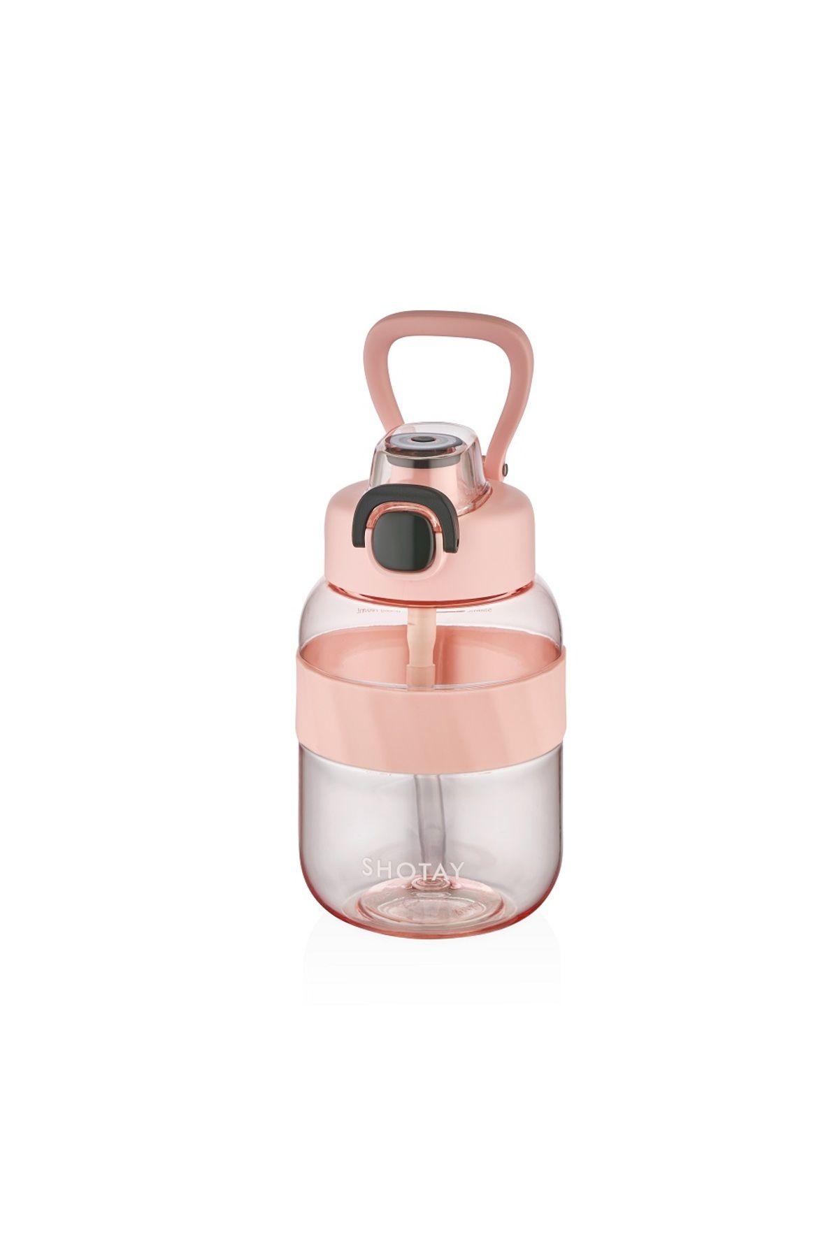 Shotay ST-7512 700ml Pembe Pipetli Tritan Matara