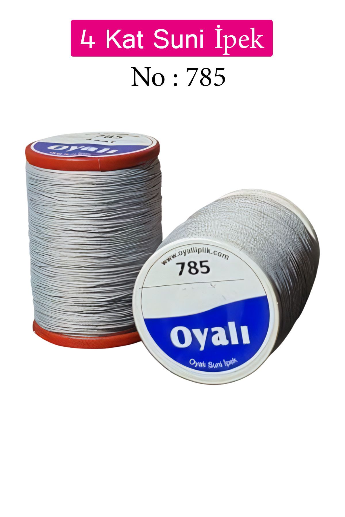 Royaleks Oyalı 4 Kat Suni İpek İplik İğne Oyası Boncuk İpi Tığ Oyası No:785