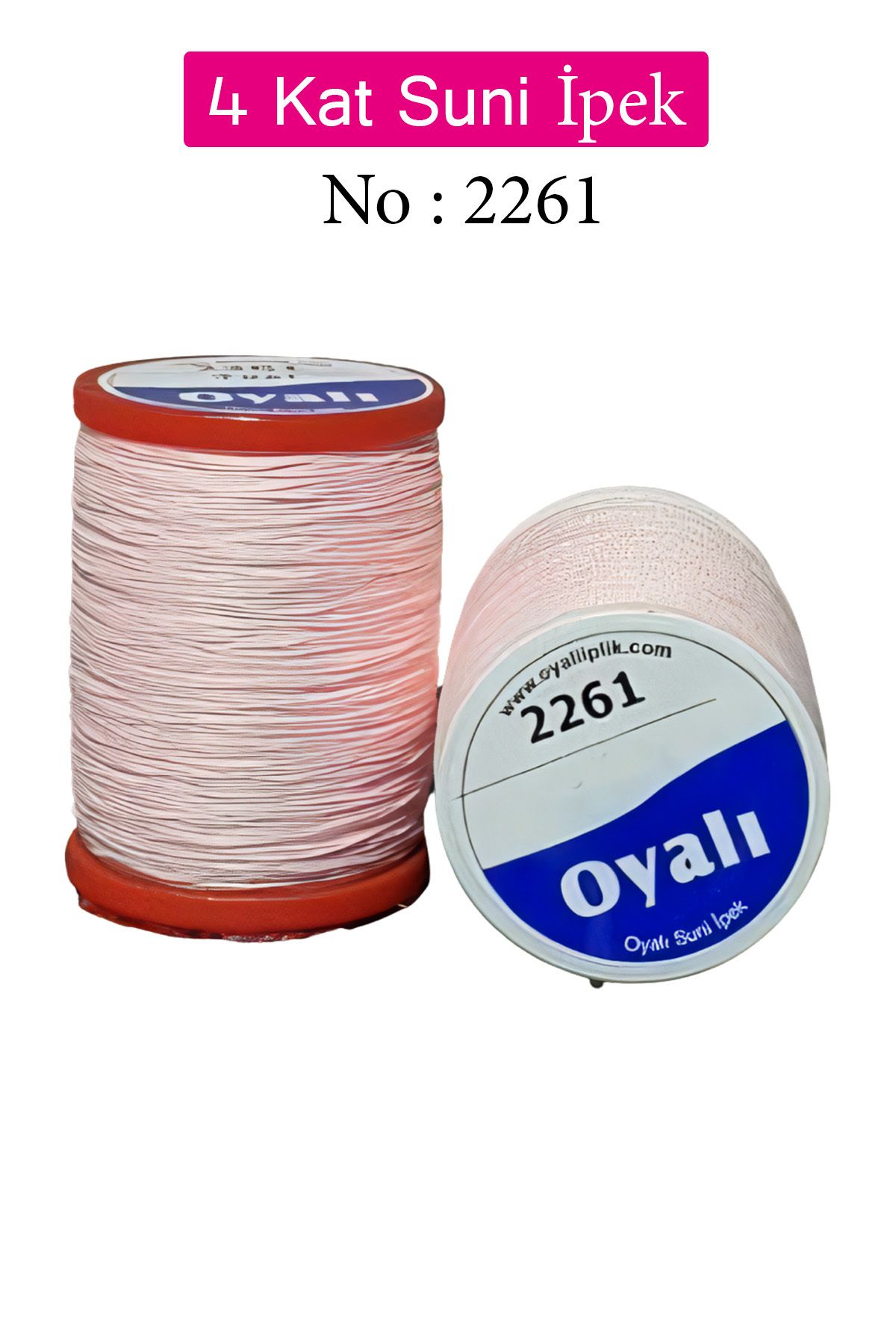 Royaleks Oyalı 4 Kat Suni İpek İplik İğne Oyası Boncuk İpi Tığ Oyası No:2261