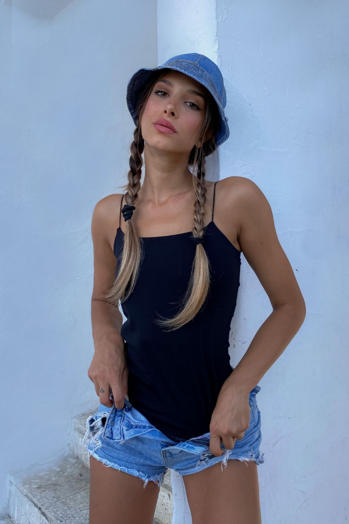 Butik Kadın Askılı Üst Büstiyer Atlet Uzun