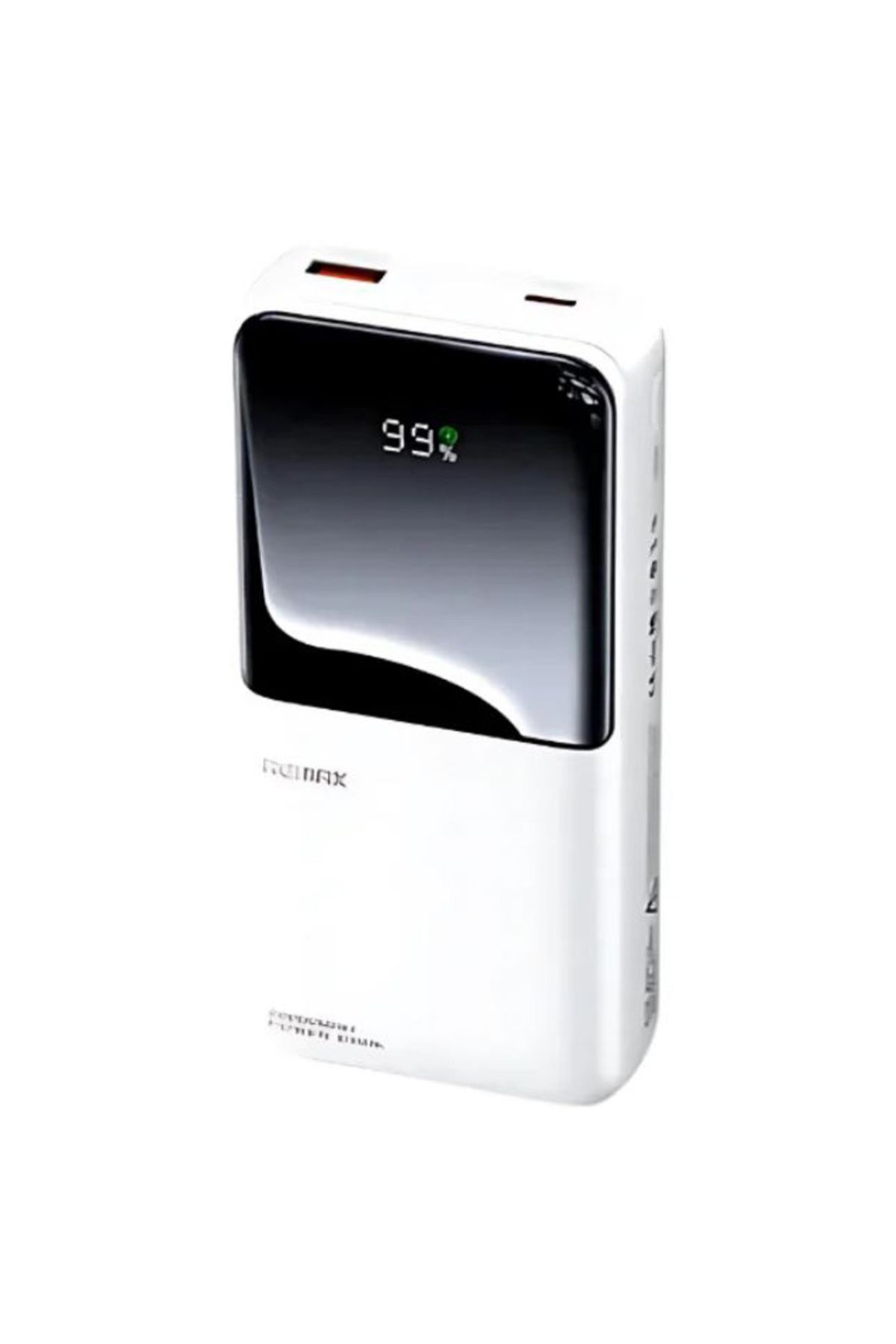 REDz Accessories Baterie Remax Rpp-680, Powerbank 20.000 Mah, Cabluri Type-c Și Lightning, Afișaj Led, Alb - One Size