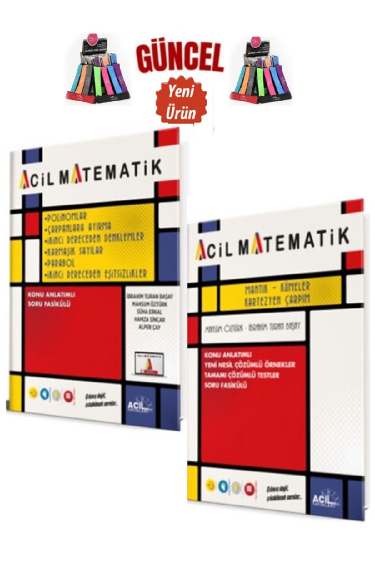 Acil Yayınları Güncel Tyt Matematik Polinom-Mantık Konu Anlatımlı Fasikül Seti+Kalemlik