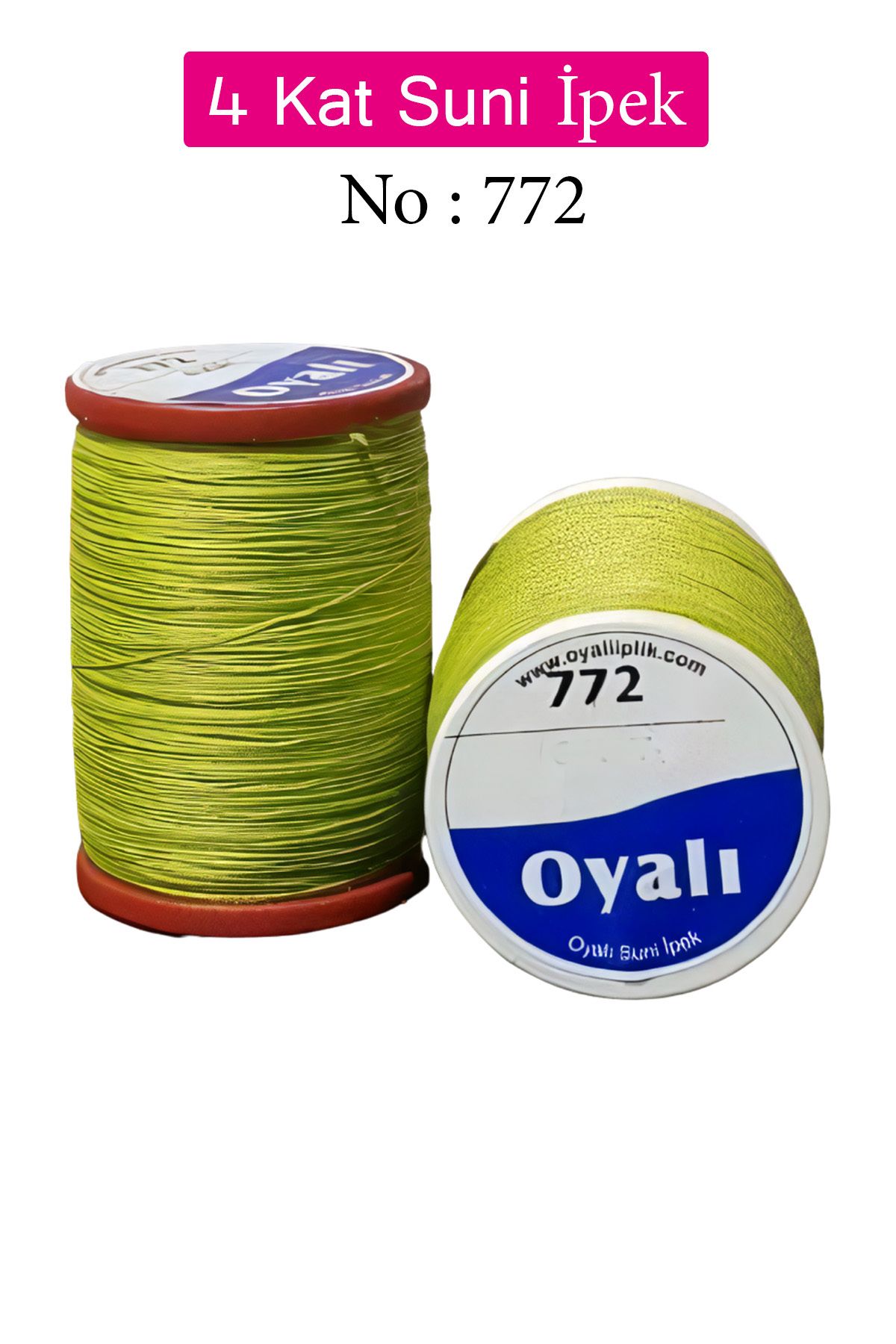 Royaleks Oyalı 4 Kat Suni İpek İplik İğne Oyası Boncuk İpi Tığ Oyası No:772