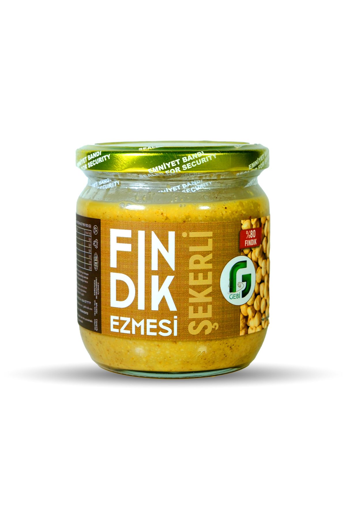 Gebi Şekerli Fındık Ezmesi - 350 Gr
