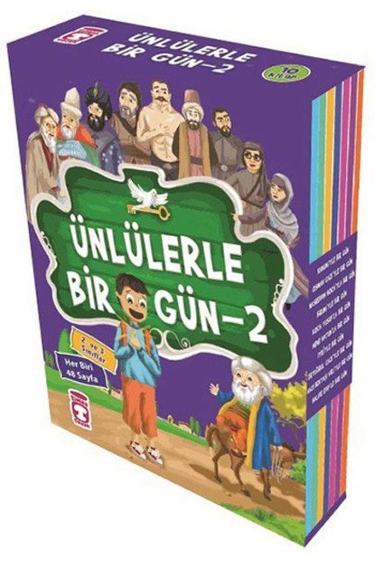 Destek Yayınları Ünlülerle Bir Gün 2 Seti 10 Kitap Takım