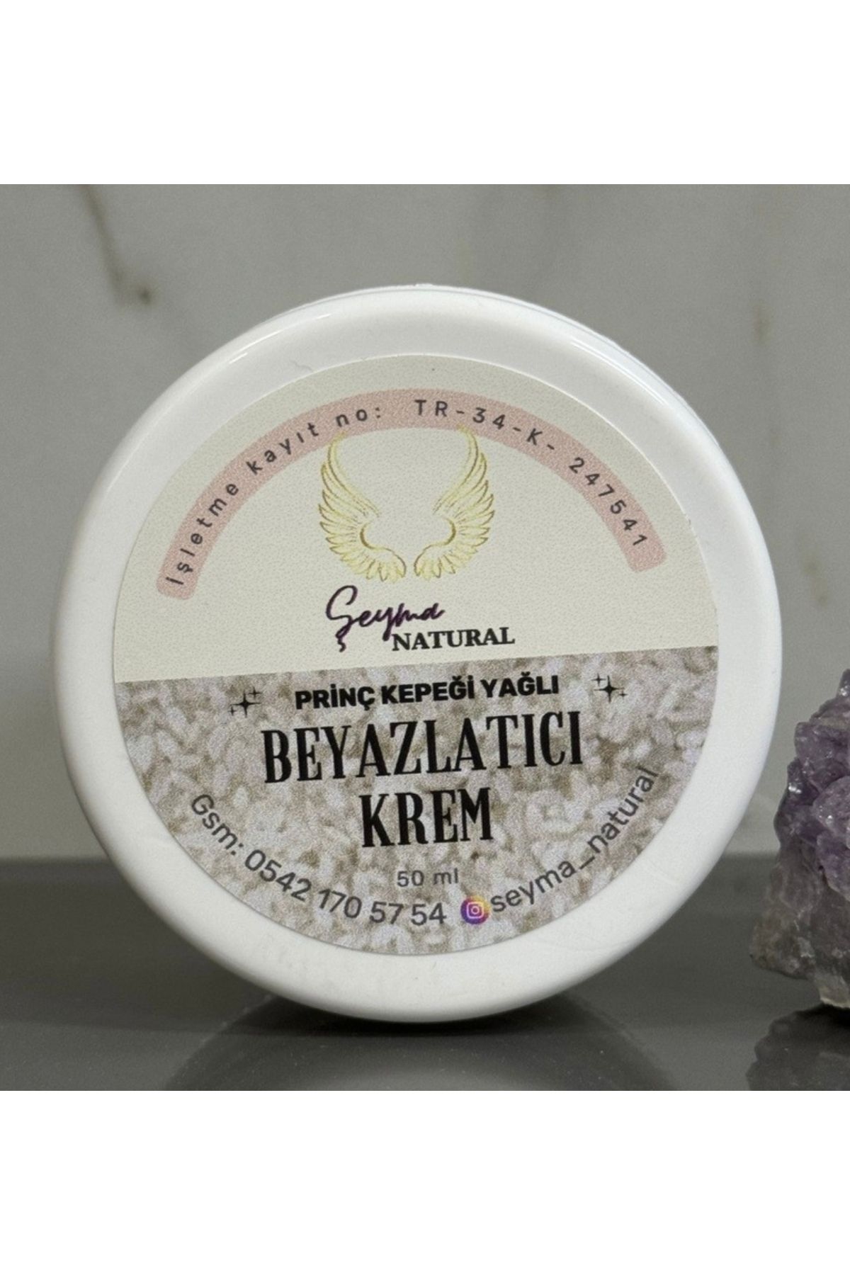 Şeyma natural Şeyma Natural Pirinç Kepeği Yağlı Beyazlatıcı Krem 50 ml