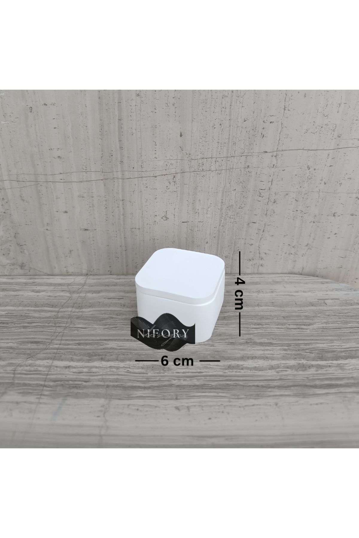 Nifory 520-N0263 Dekoratif Beton Sunum Aksesuar Set Beton Biblo Organizer Takımı Çok Amaçlı Dekoratif Set