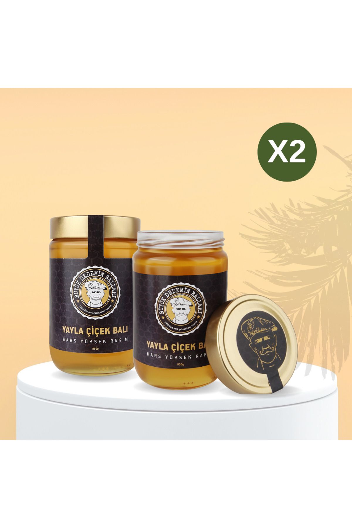 Büyük Dedemin Balları Büyük Dedemin Balları Kars Yüksek Rakım Yayla Çiçek Balı 2X850GR