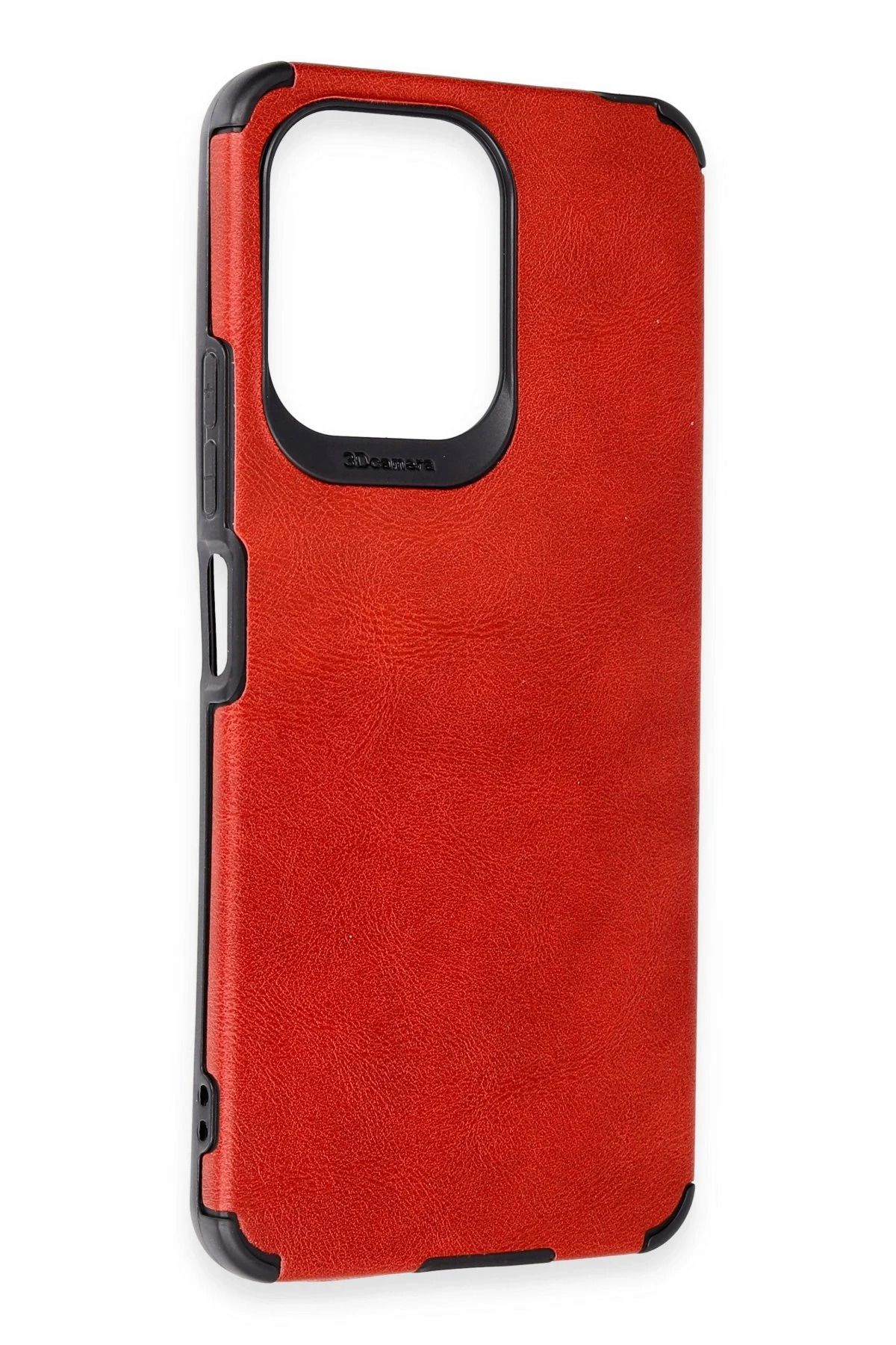 NewFace Xiaomi Redmi 13C Kılıf Loop Deri Silikon - Kırmızı YKTSN