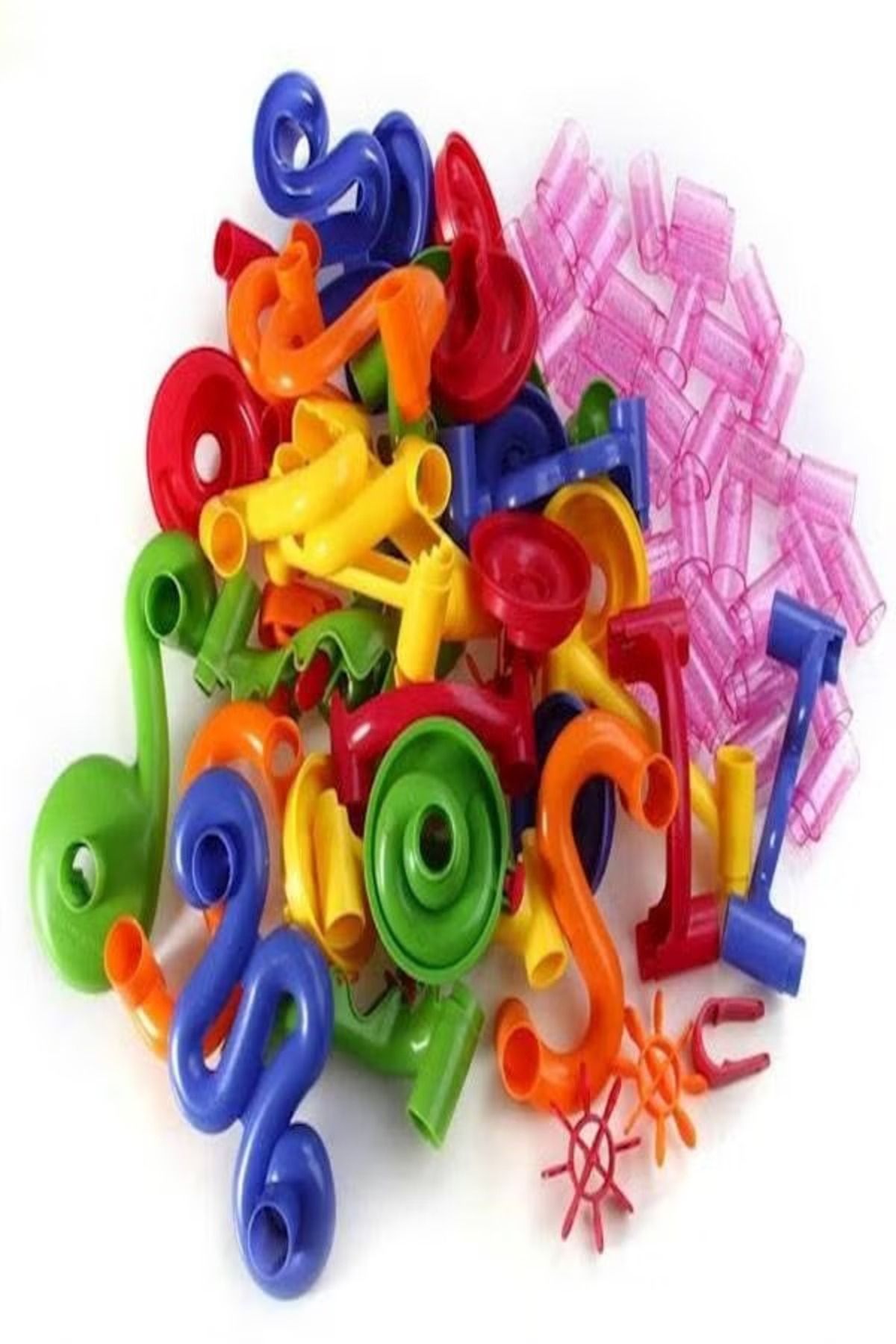 Generic-105-Piece DIY Construction Marble Race Run Maze Balls Pipeline Building Blocks 105 4