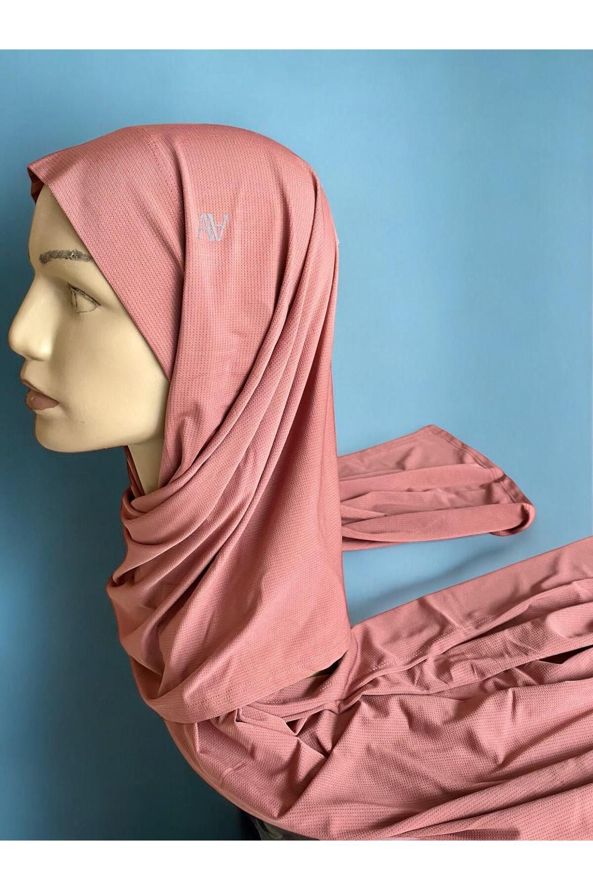 Armine Düz Sport Şal ORT501 - Gül Kurusu 41257