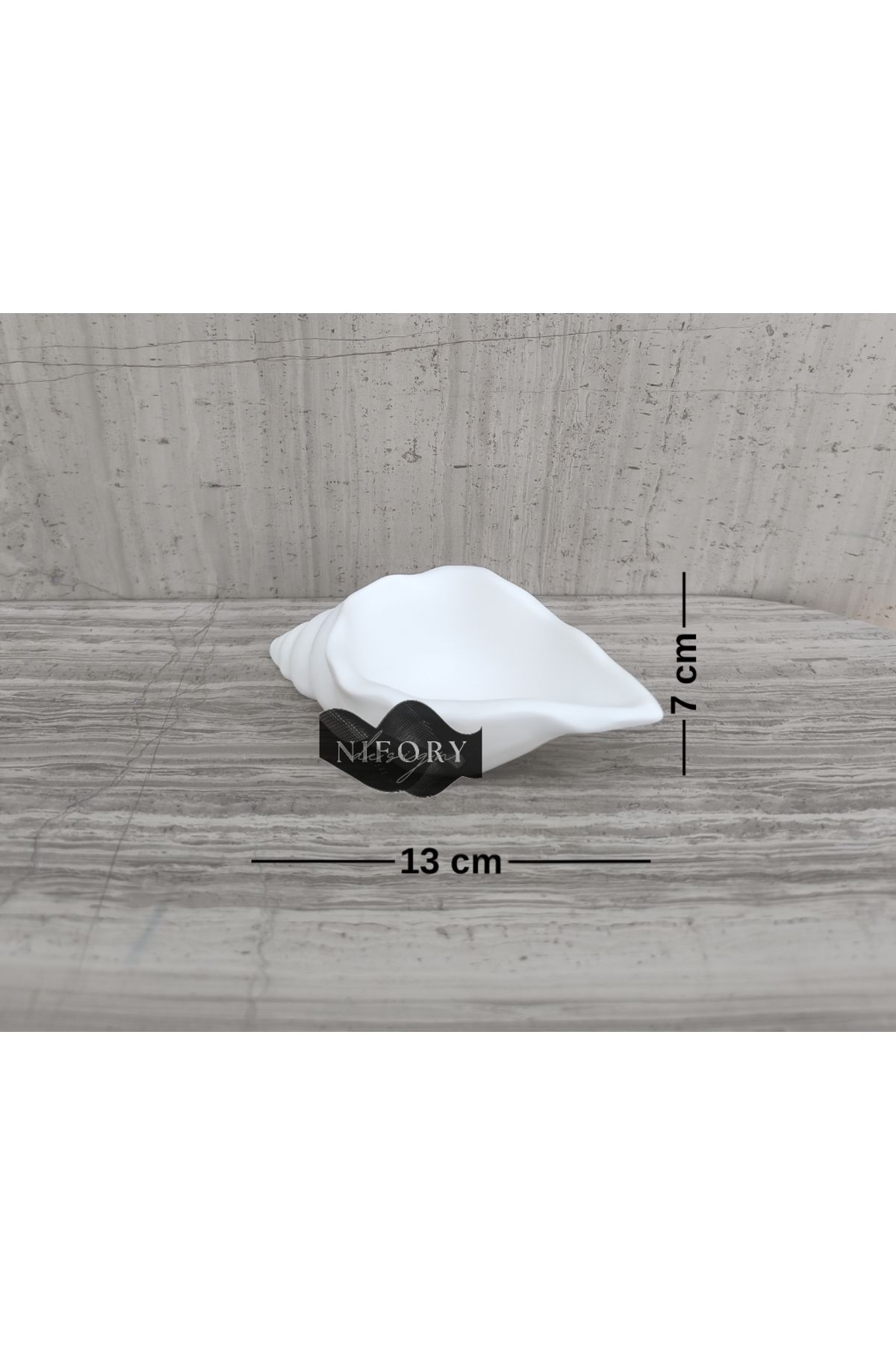 Nifory 520-N0261 Dekoratif Beton Sunum Aksesuar Set Beton Biblo Organizer Takımı Çok Amaçlı Dekoratif Set