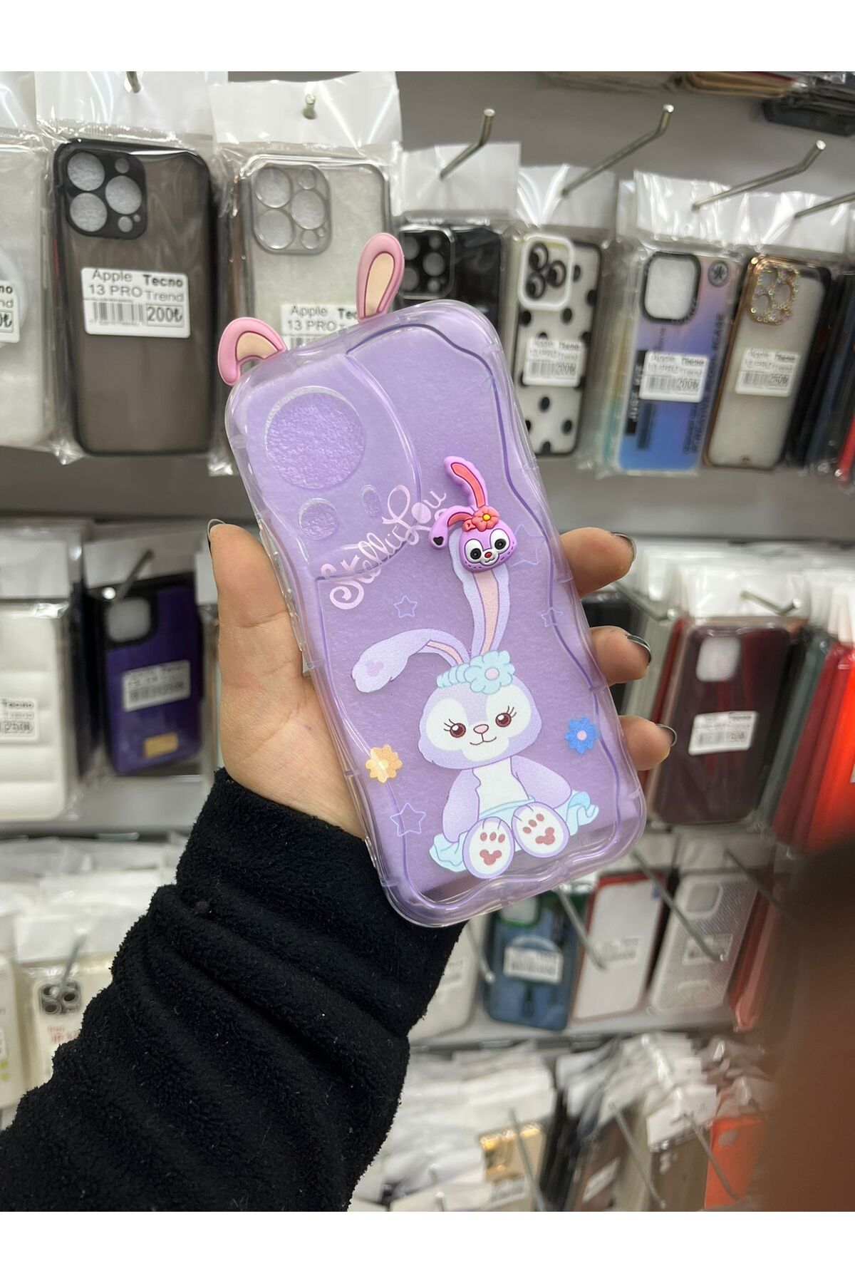 TECNOTREND Xiaomi Mİ 13 Lite 3D Desenli Kromi Silikon Kılıf