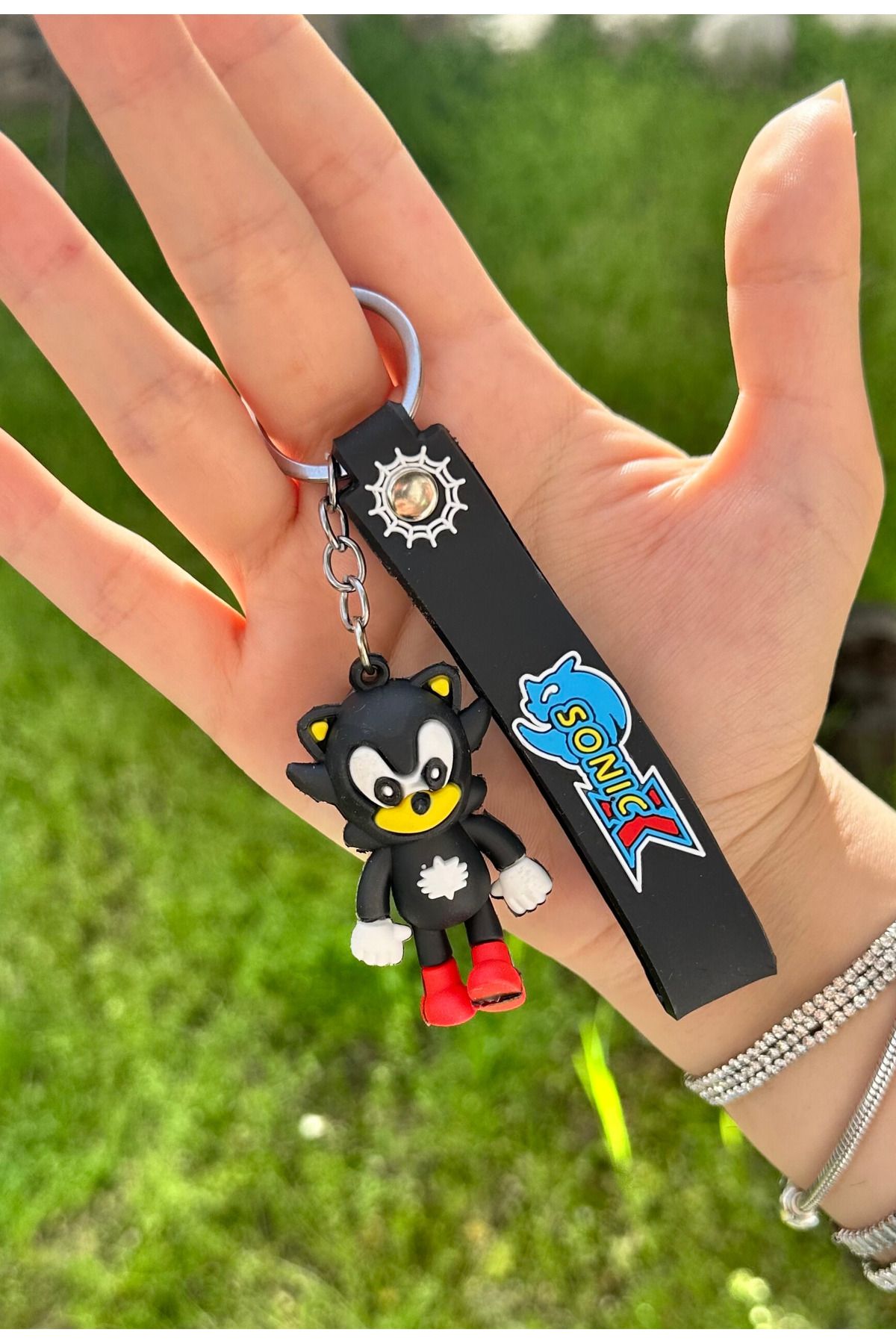 AYZENA 3D Yumuşak Silikon Sonic Ve Arkadaşları Tekli Anahtarlık
